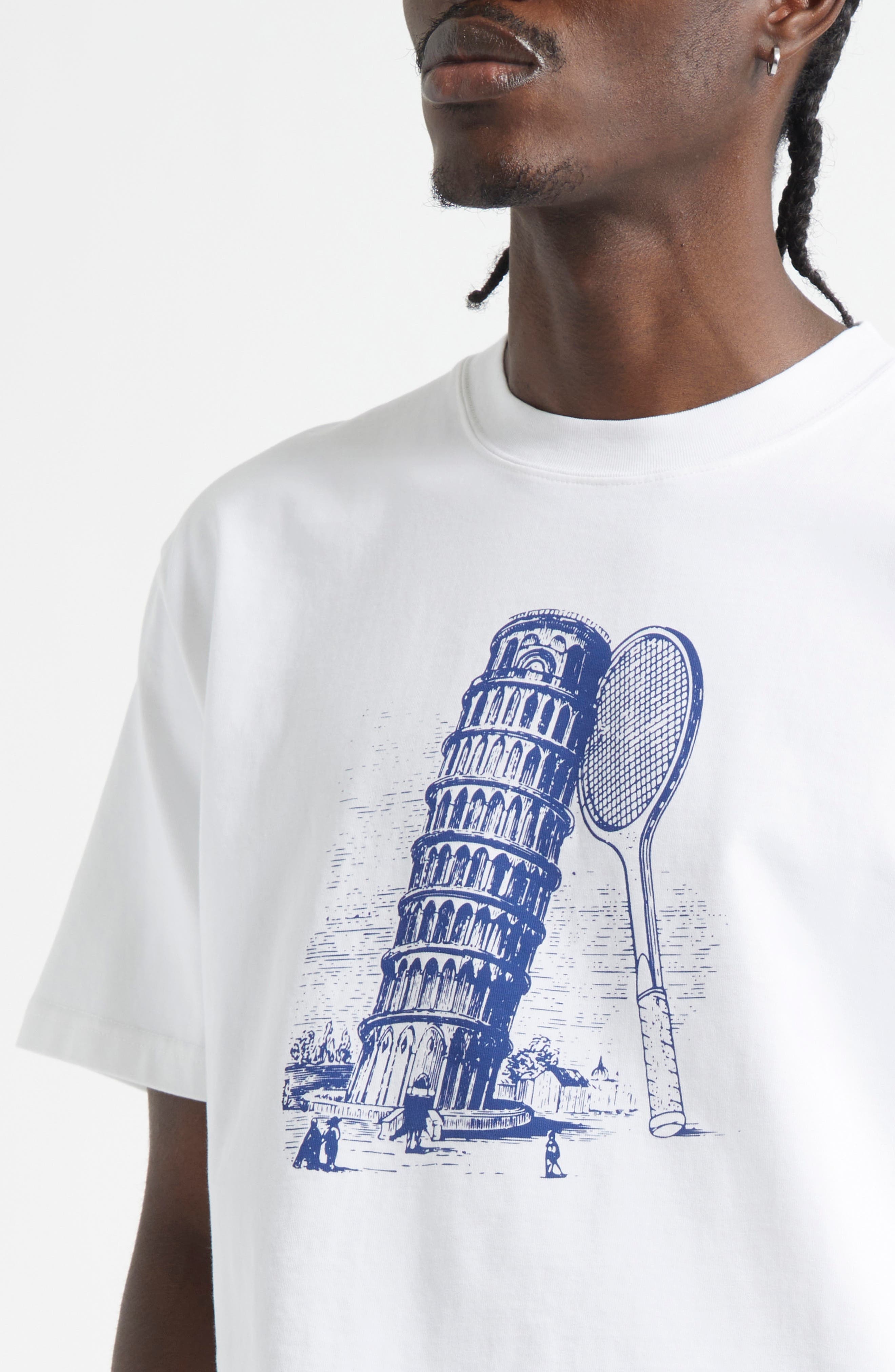 PALMES Towers Graphic T-Shirt in White at Nordstrom - 5