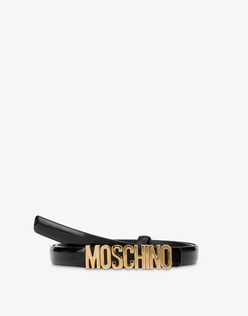 Moschino CALFSKIN BELT WITH MINI LOGO outlook