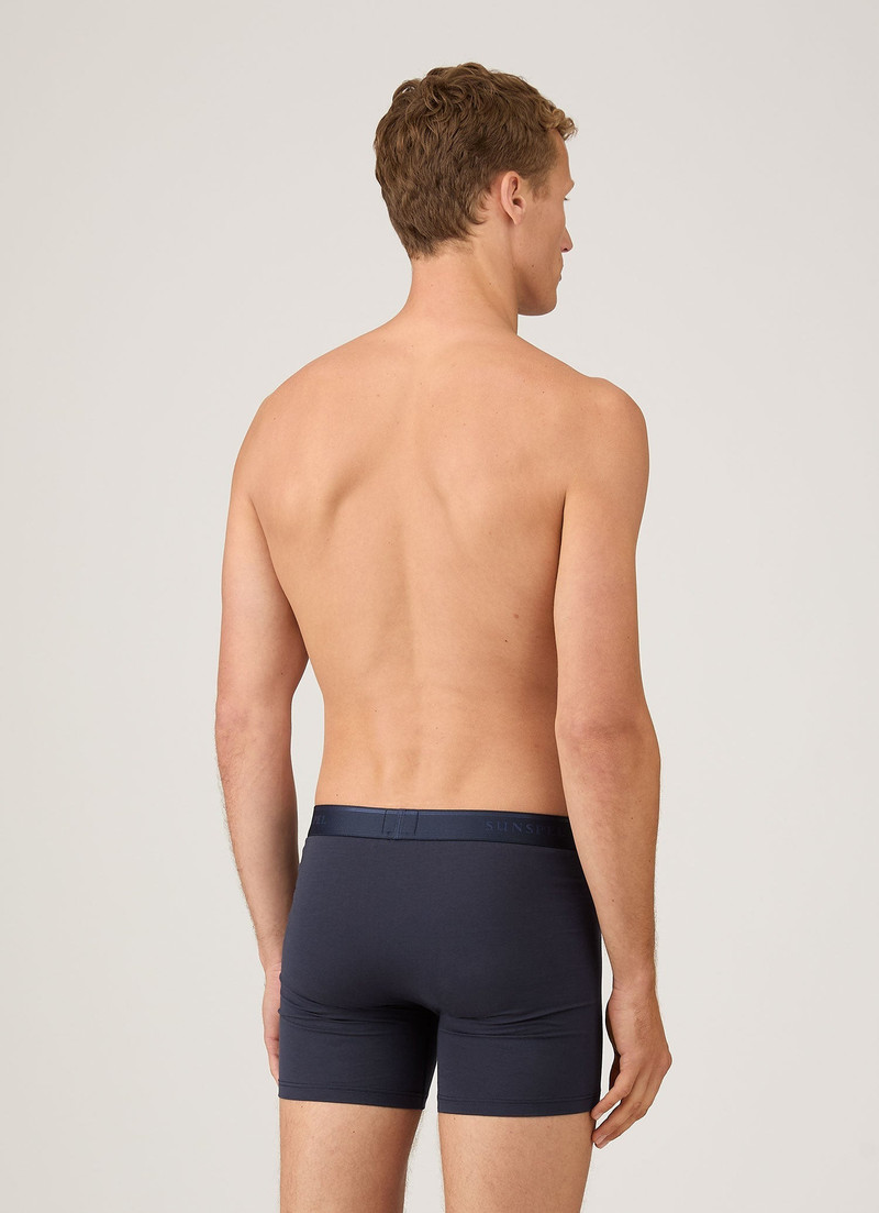 Sunspel Long Leg Stretch Cotton Trunks outlook