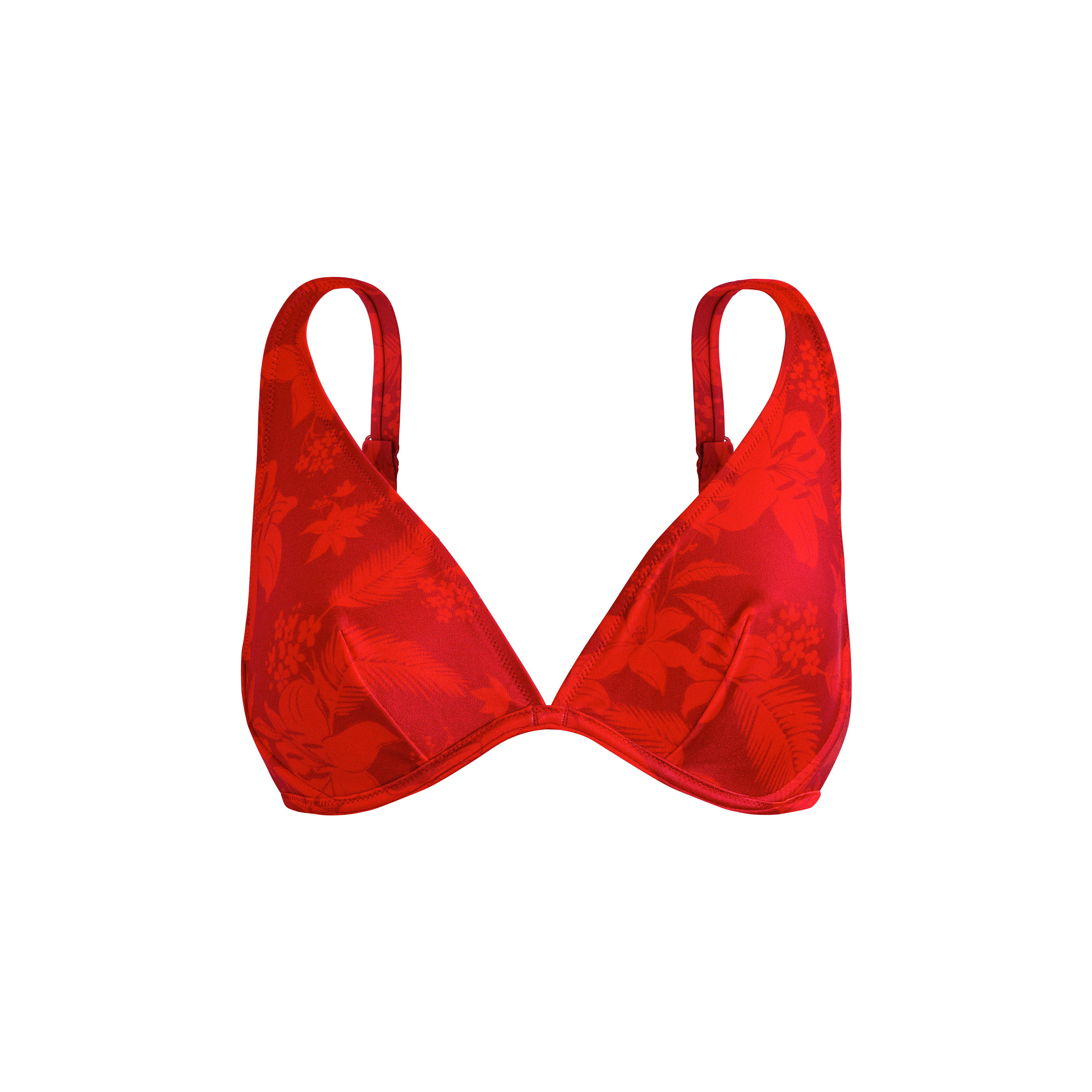 Women Underwire Bikini Top Flower Power - 1
