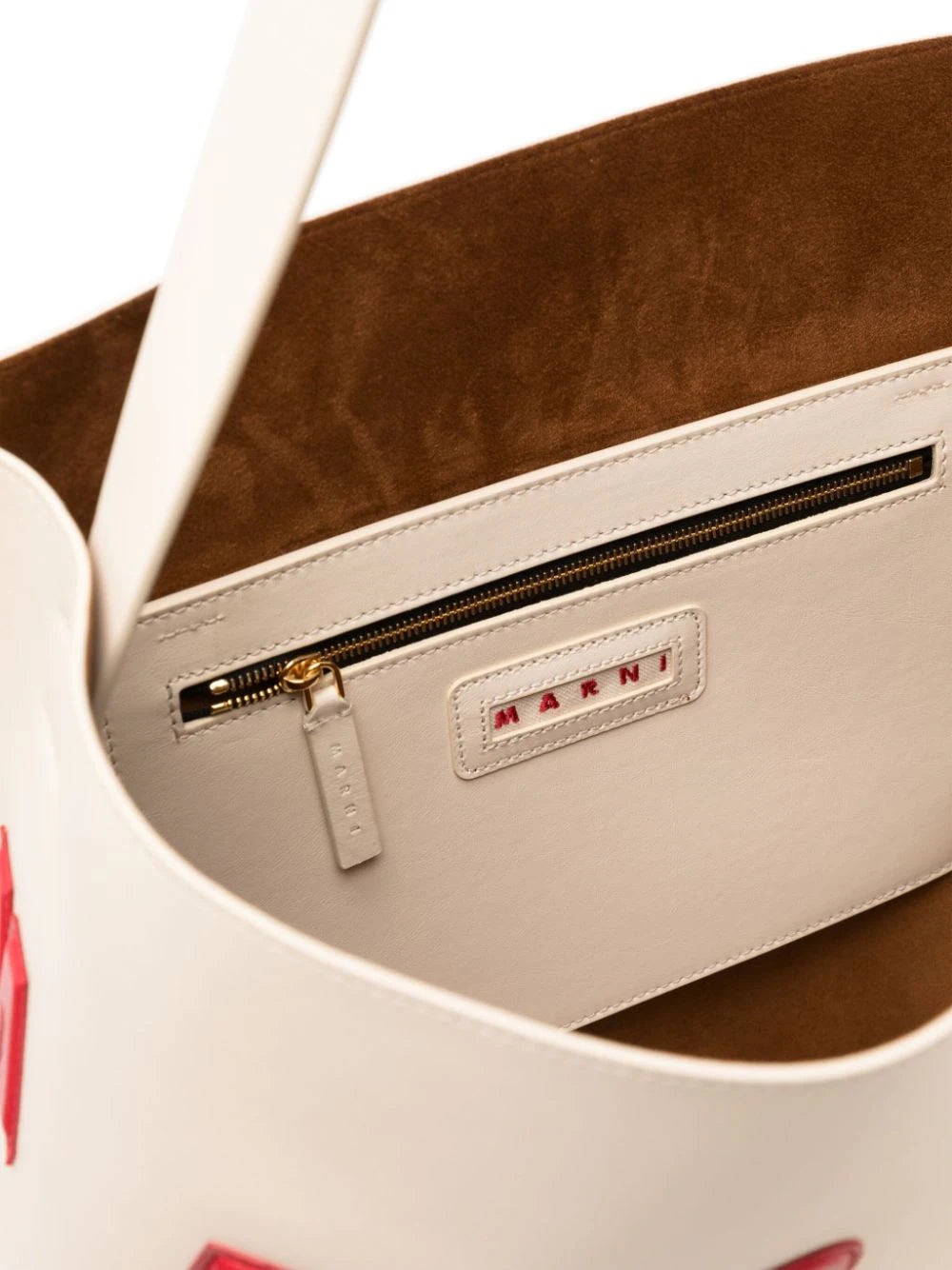 Small Museo Leather Tote Bag - 4