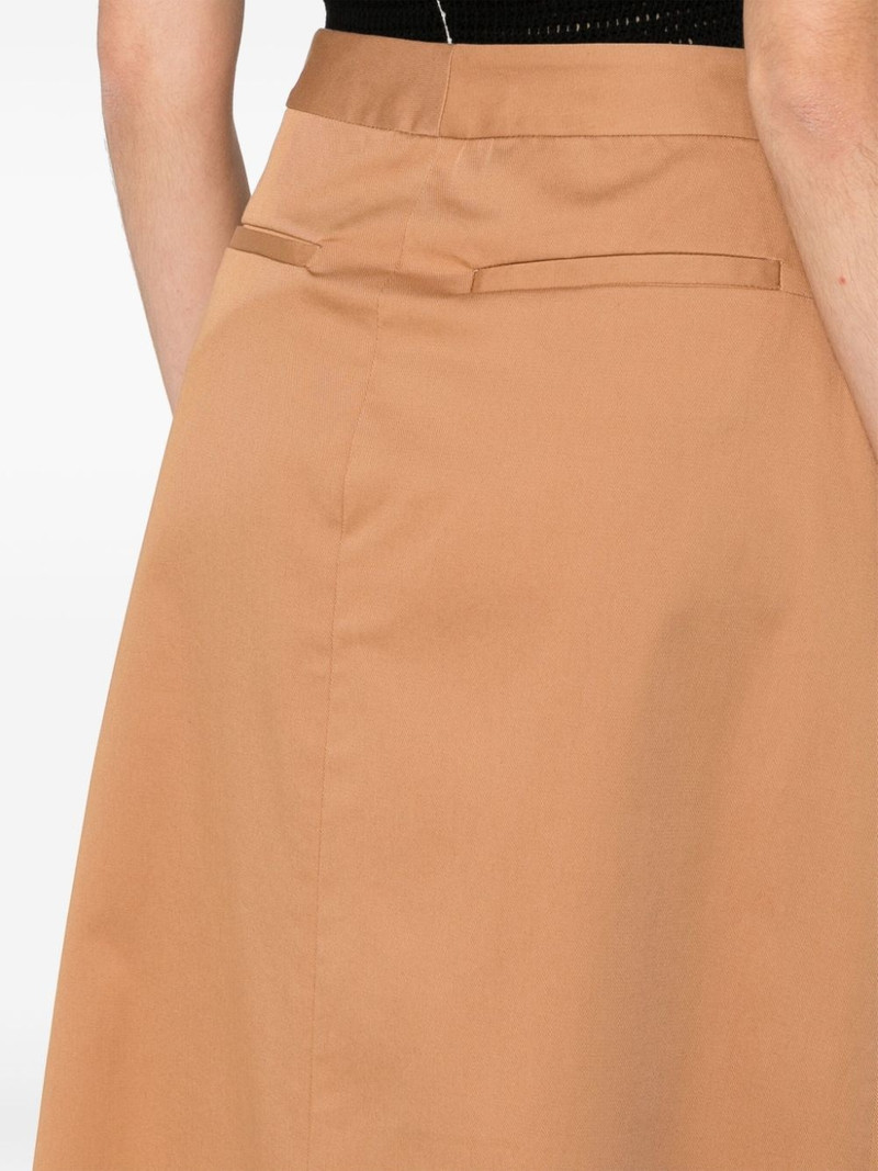 pleat-detailing maxi skirt 5