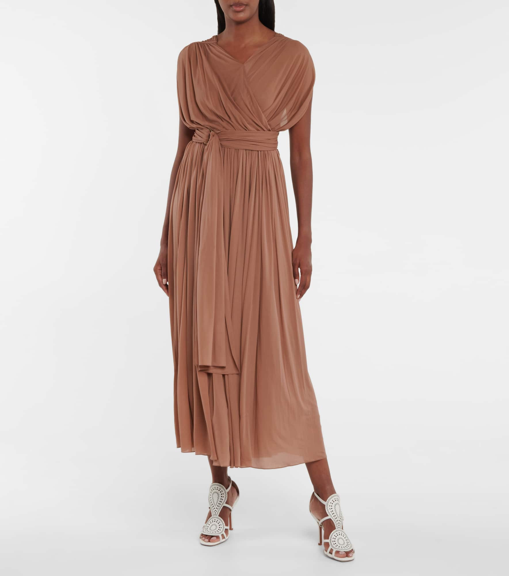 Plissé midi dress - 2
