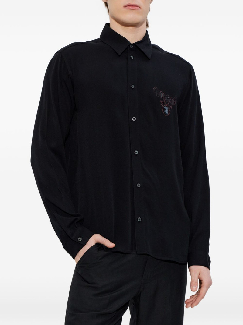 S-Holger logo buttoned shirt 3