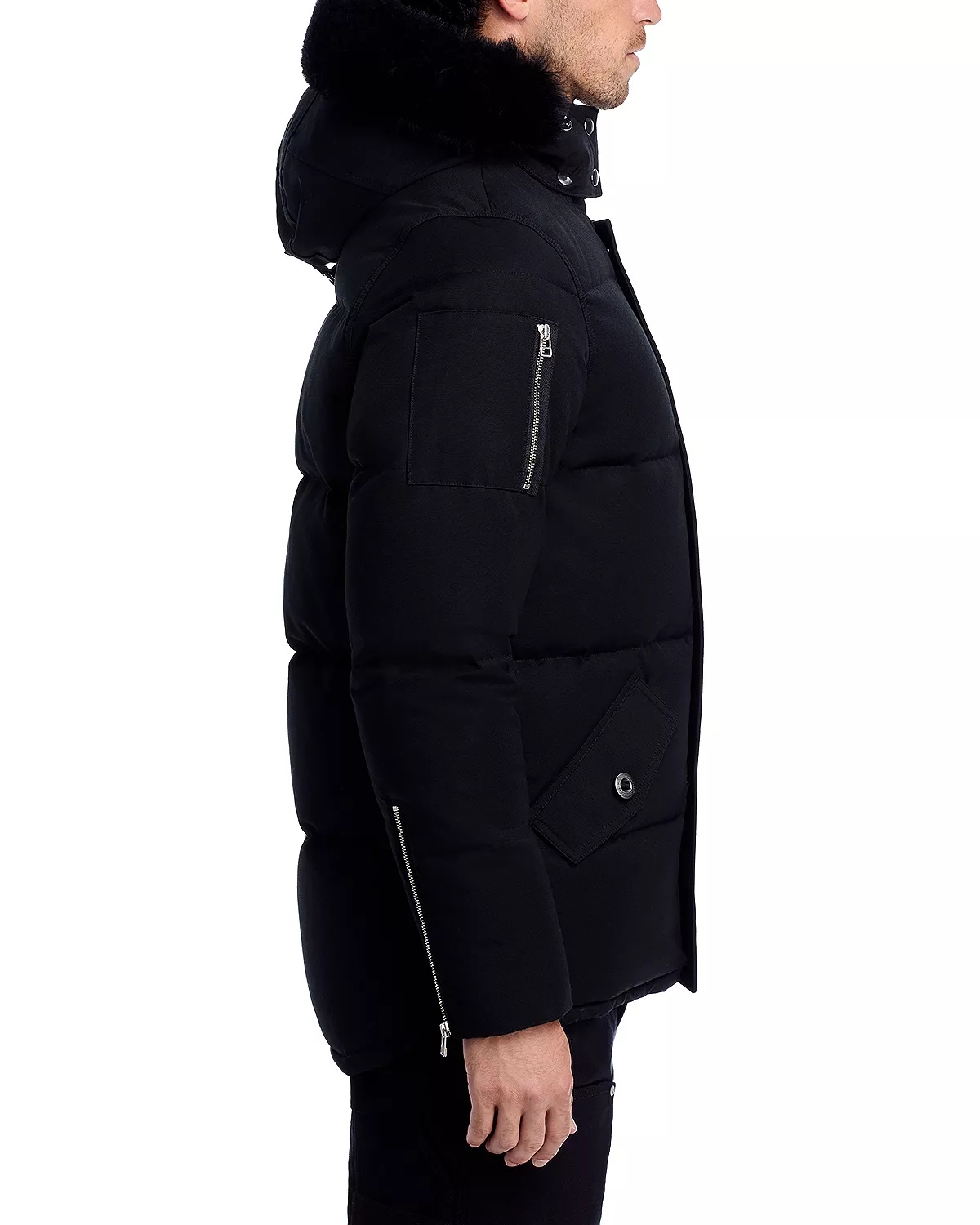 Original 3Q Shearling Trim Down Jacket - 5