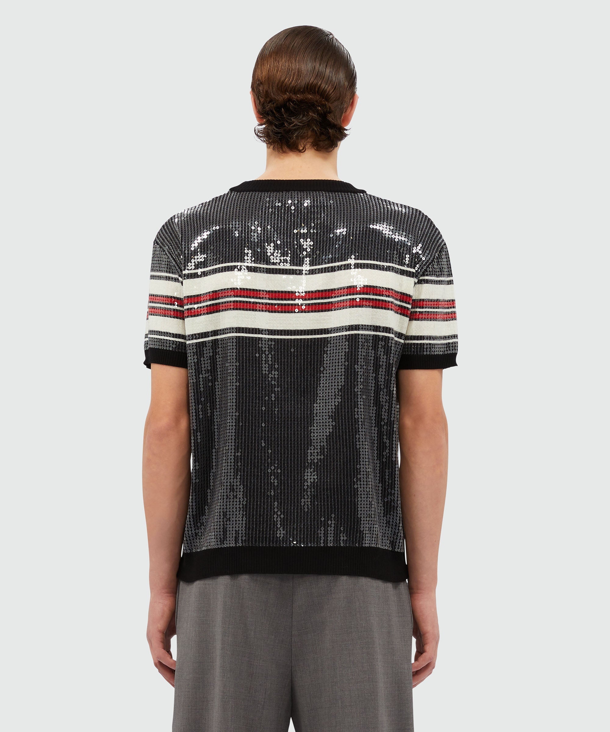 T-Shirt in wool and sequins - 3