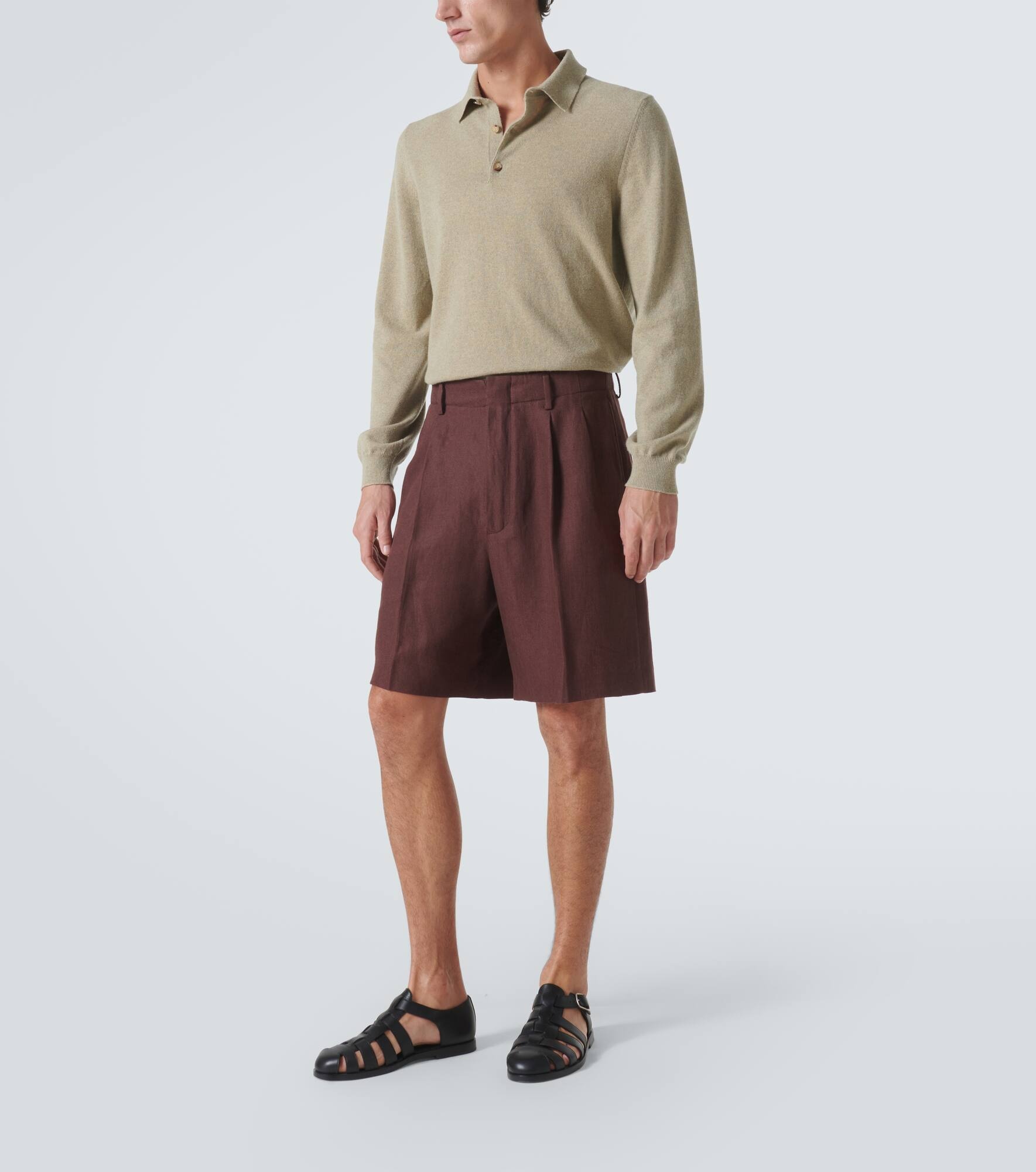 Cashmere polo sweater - 2