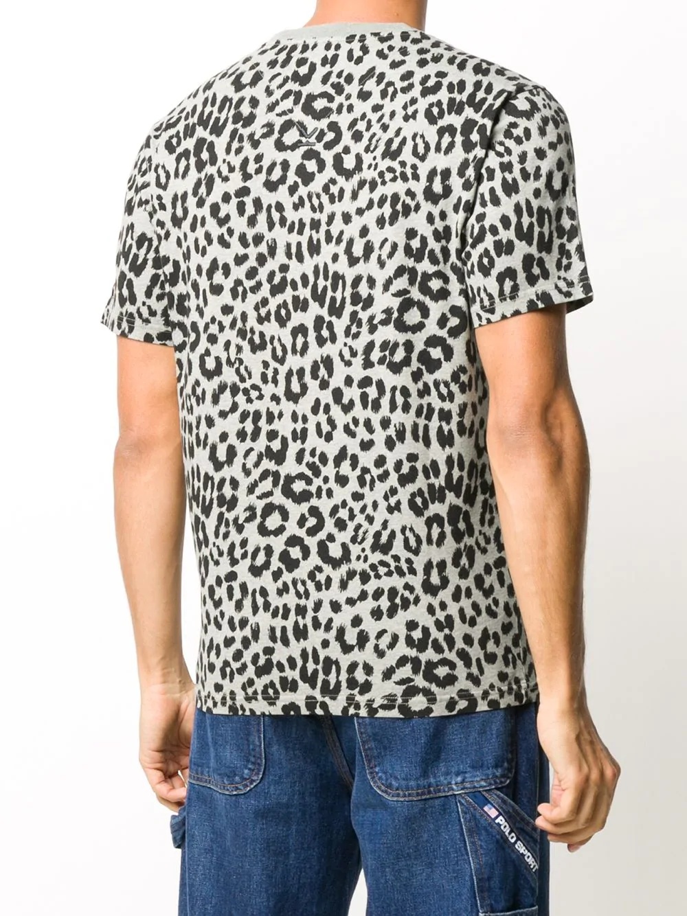 leopard-print cotton T-shirt - 4