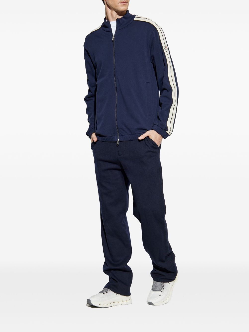 side-stripe track jacket - 2