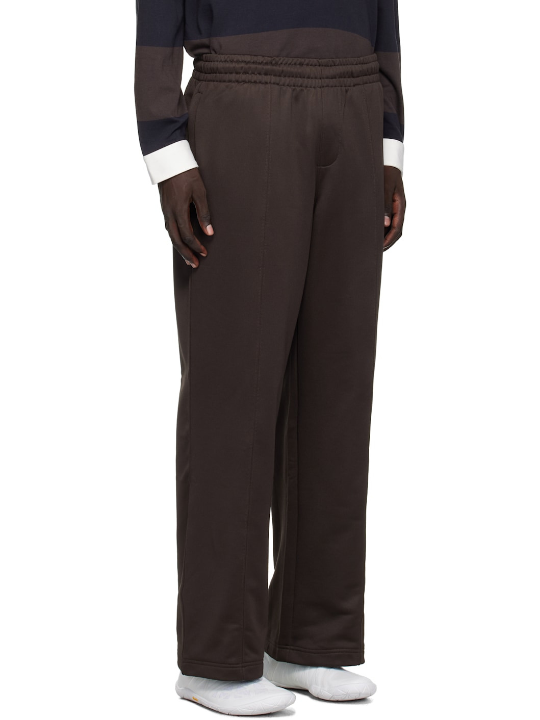 Brown Loose Fit Fleece Sweatpants - 2