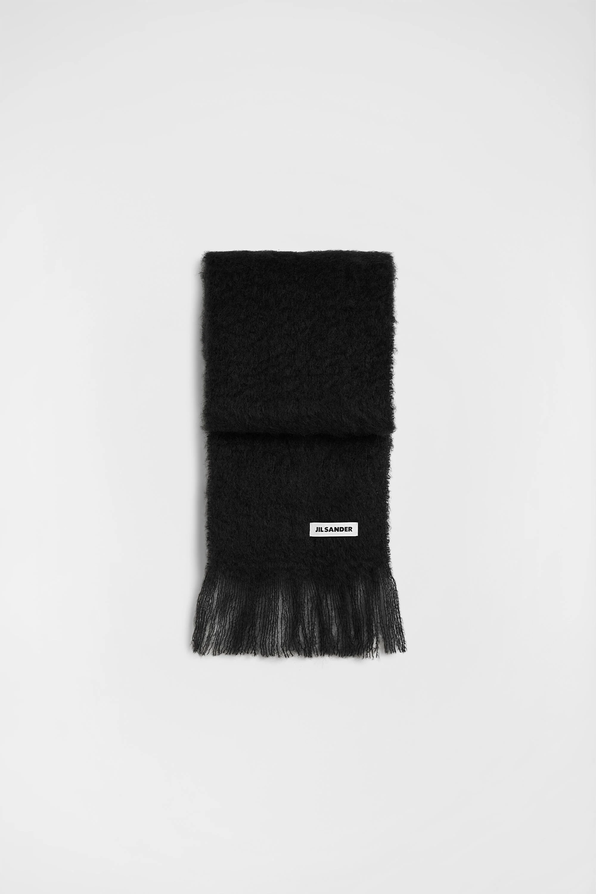 Slim Wool Blend Scarf - 1