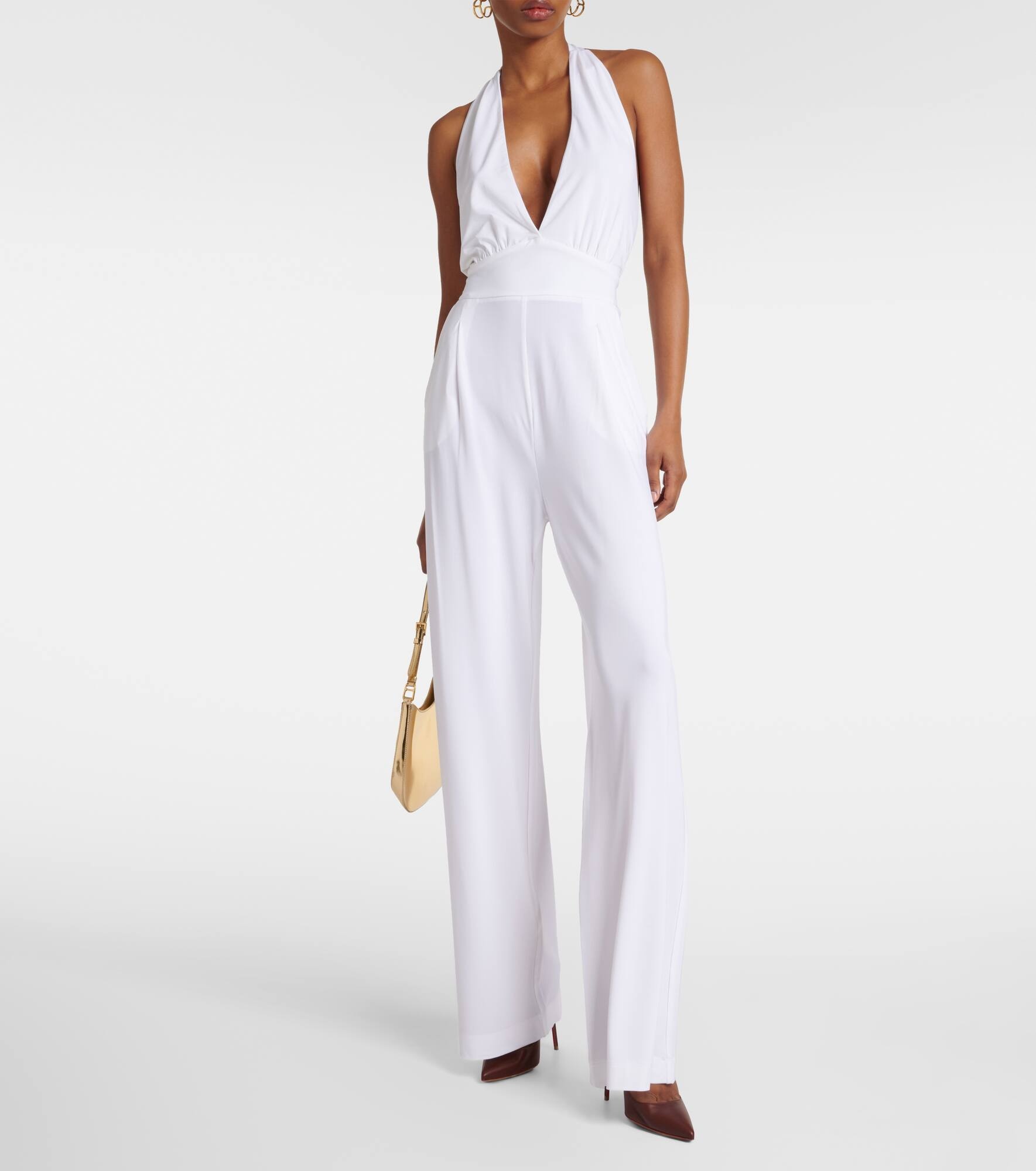 Nice halterneck jersey jumpsuit - 2