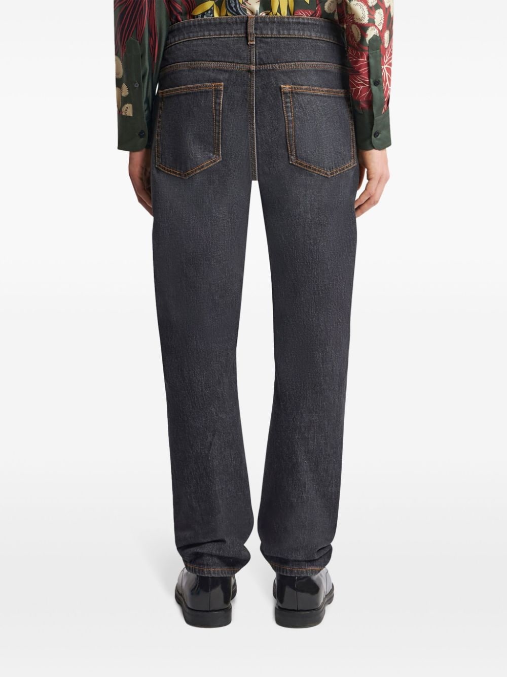 mid-rise slim-cut jeans - 4