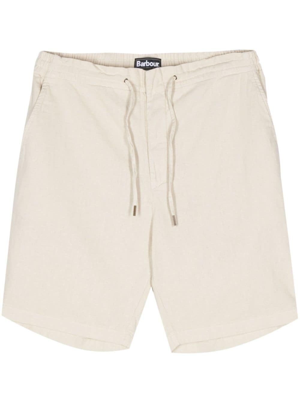 textured bermuda shorts - 1