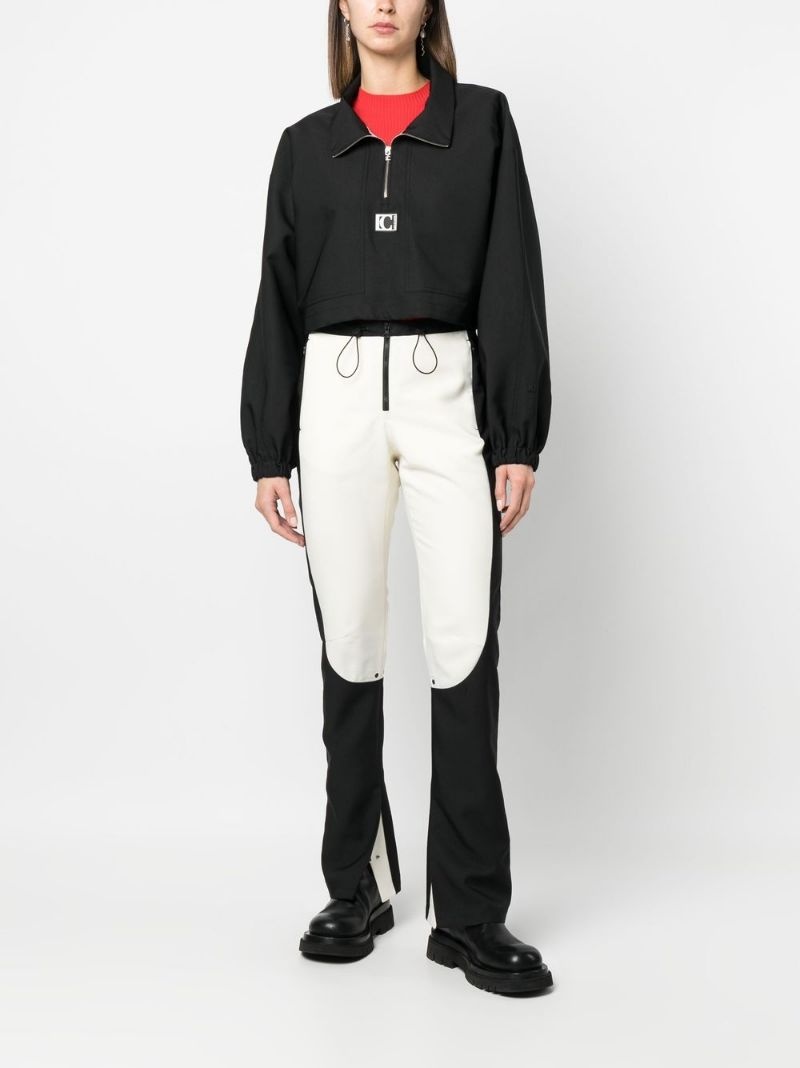 colour-block trousers - 2