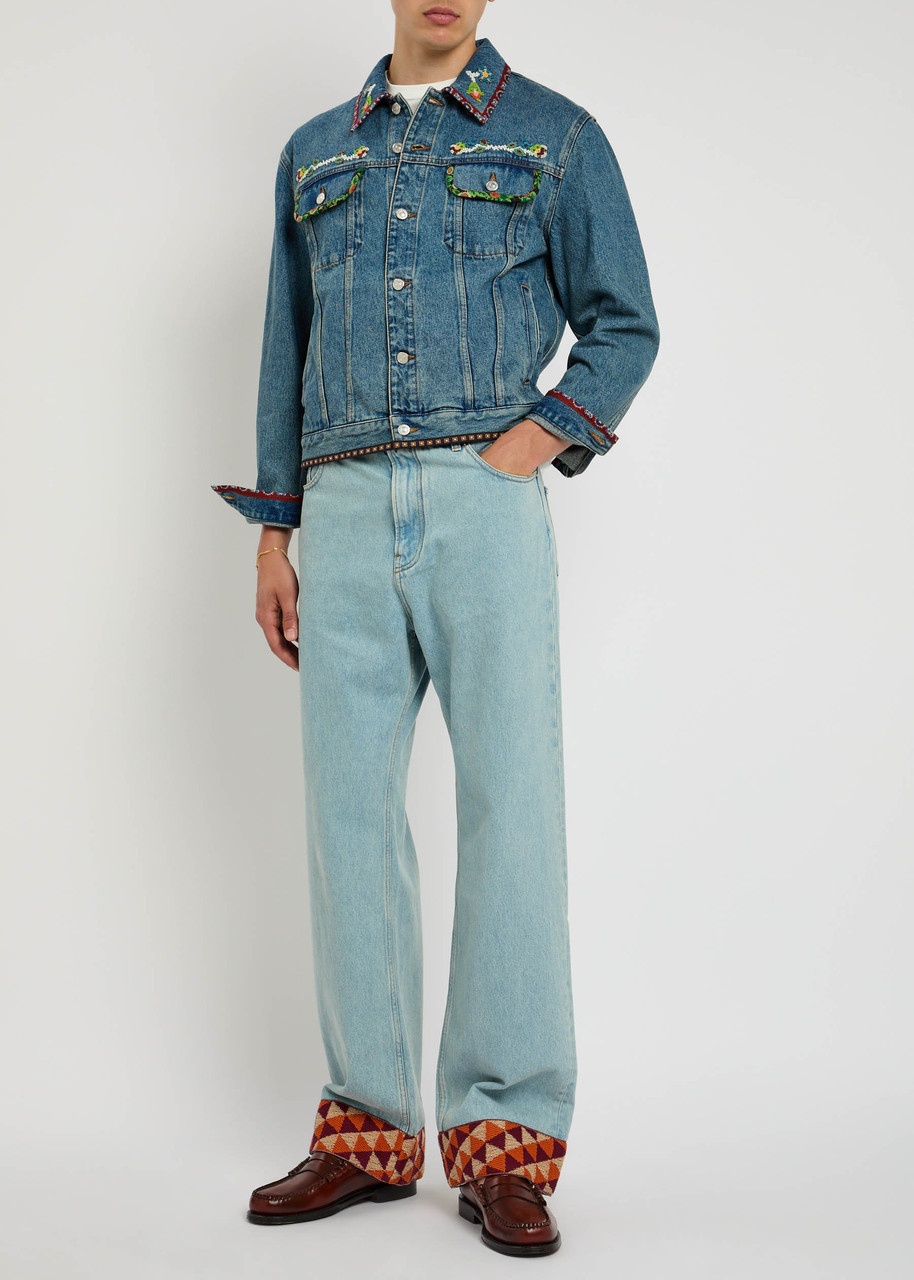 Valentino Garavani Beaded Denim Jacket - 4