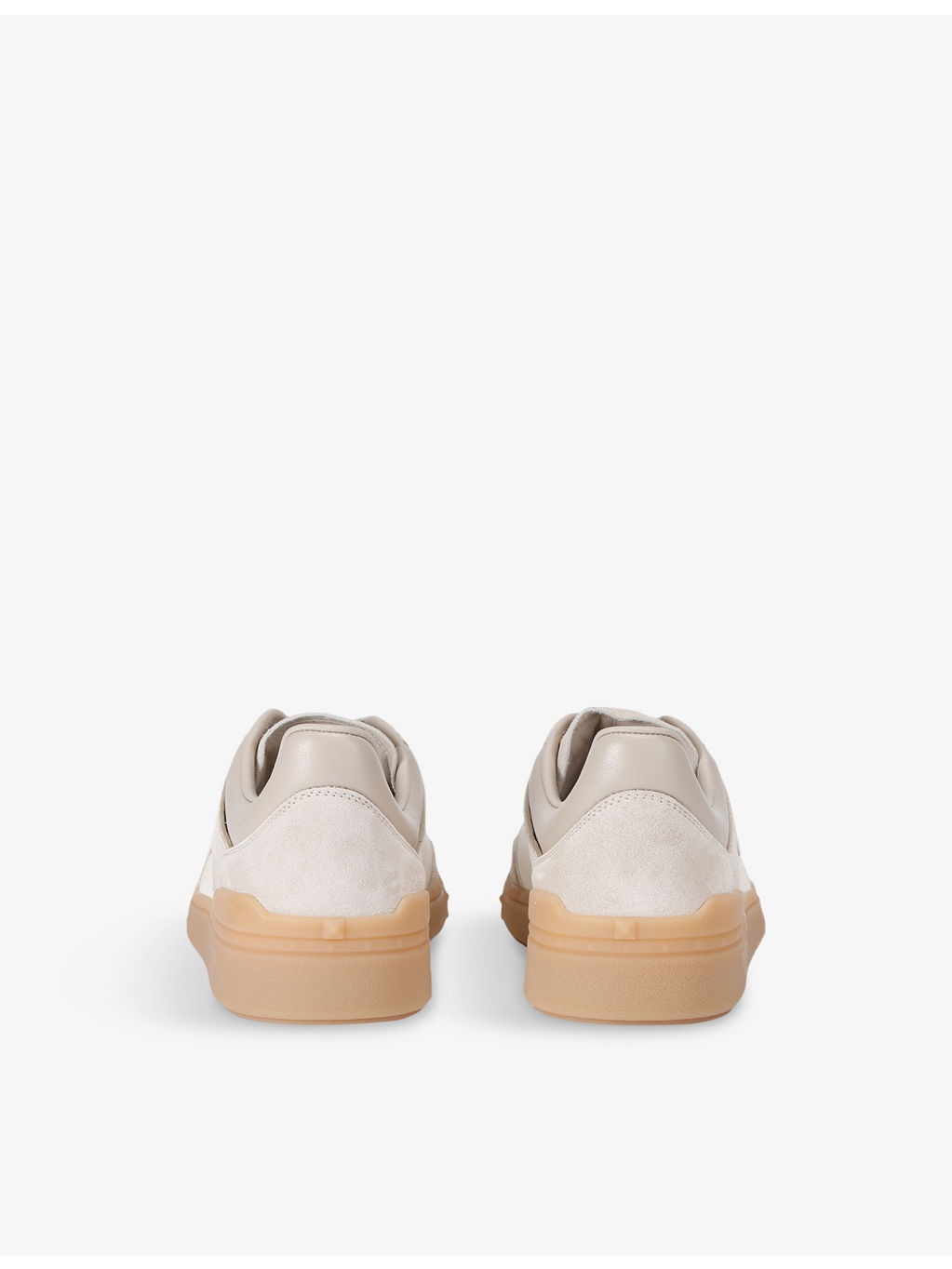 Upvillage Branded Leather Low-Top Trainers - 4