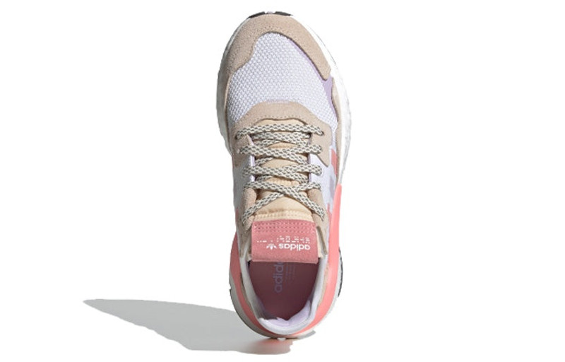 adidas (WMNS) adidas Nite Jogger 'White Glory Pink' FX7459 outlook