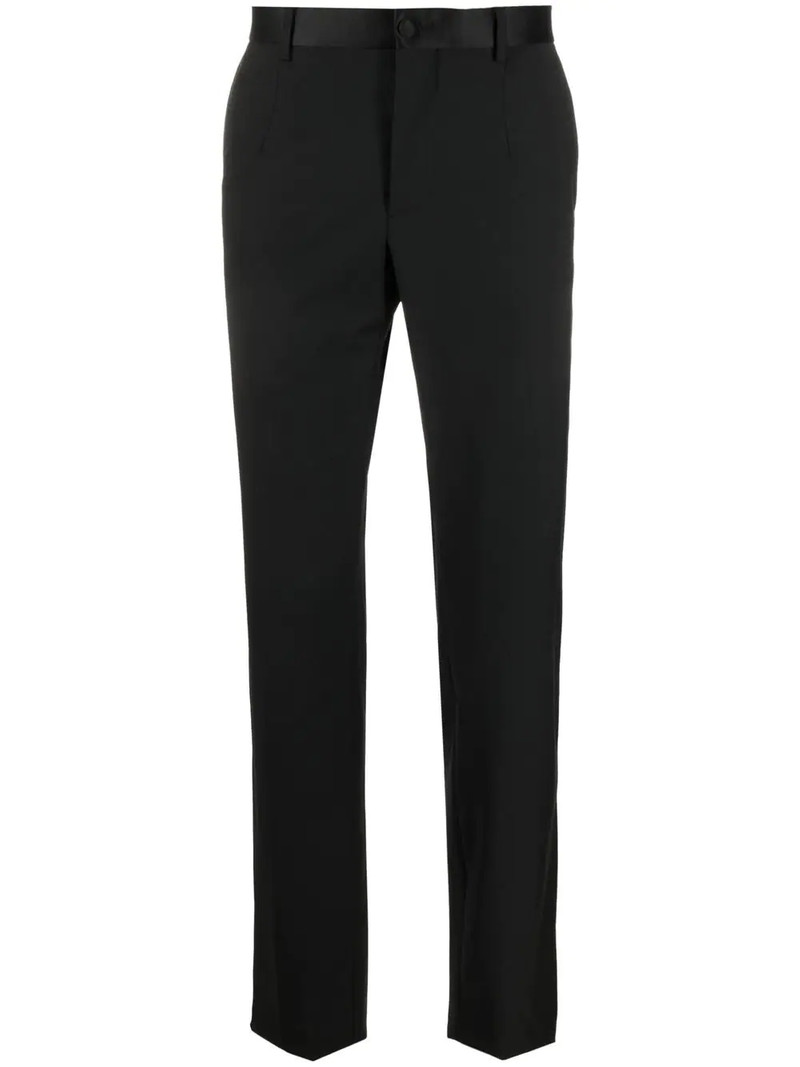 straight-leg wool-blend trousers 1
