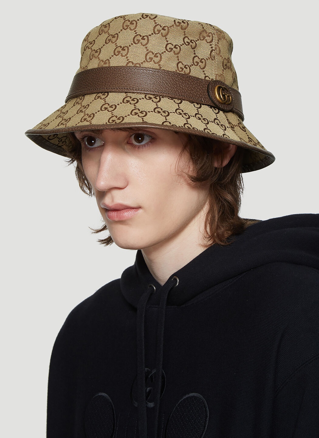 GG Canvas Bucket Hat - 2