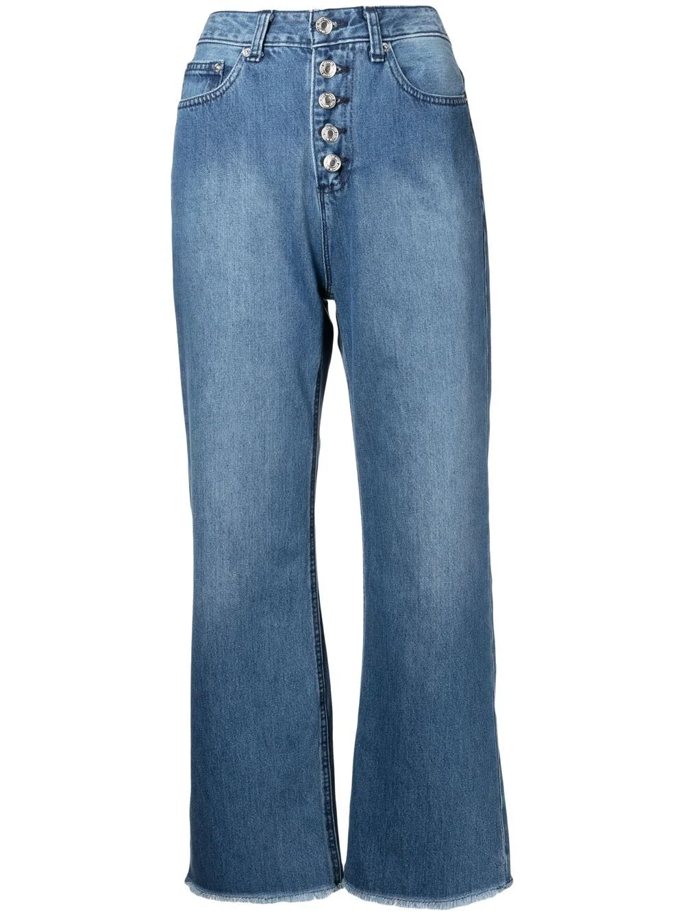 Selma high-rise cropped jeans - 1