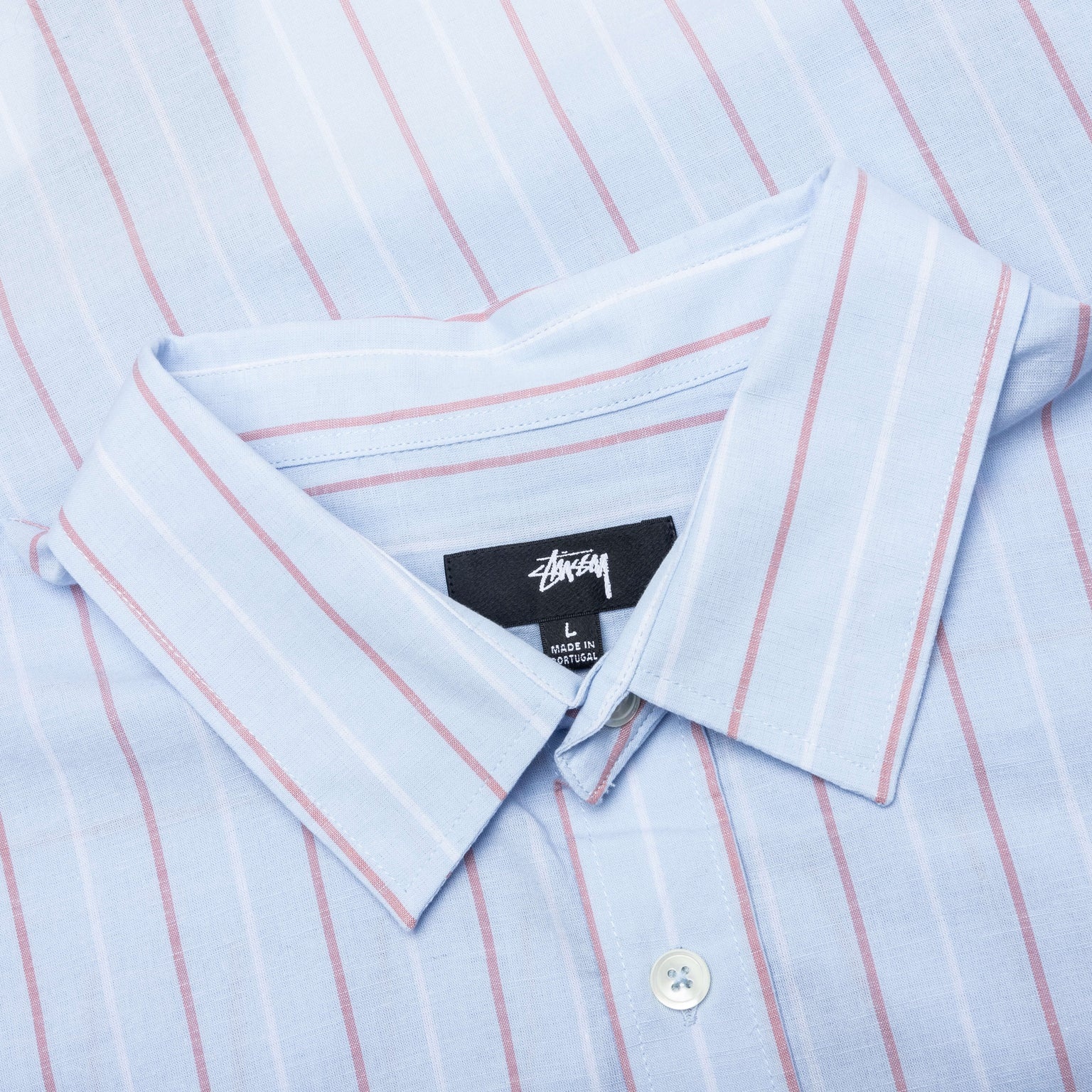 CLASSIC L/S SHIRT STRIPE - LIGHT BLUE - 3
