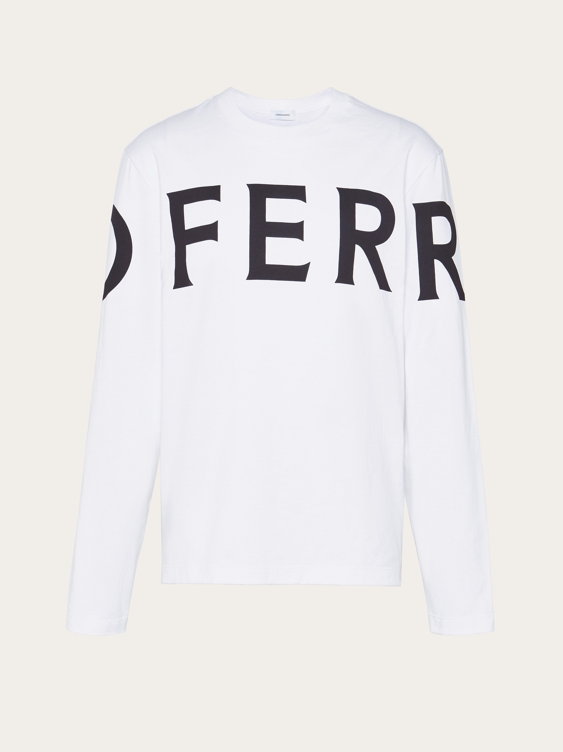 Long sleeved t-shirt with graphic logo - 1