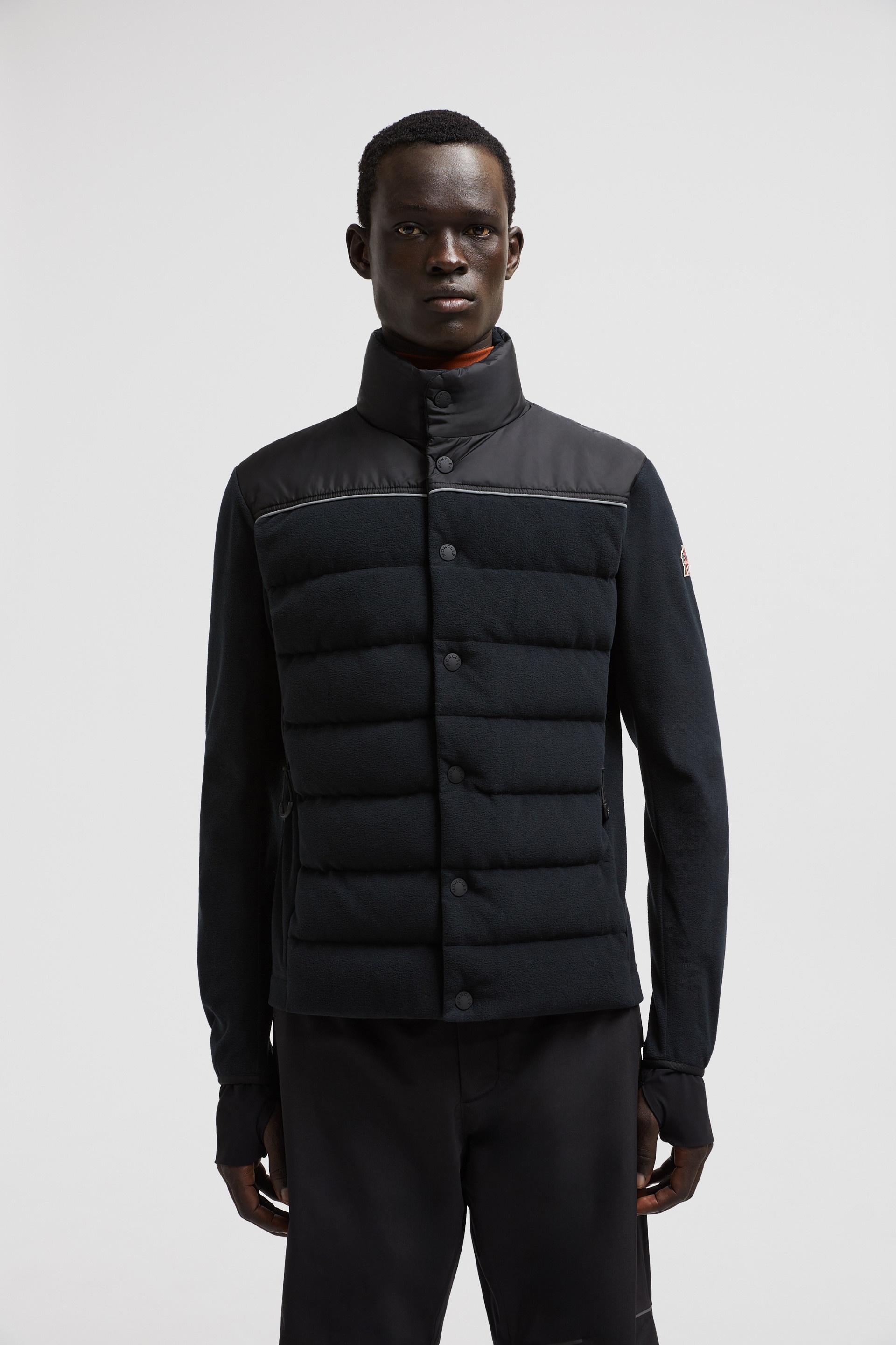 Padded Zip-Up Cardigan - 3