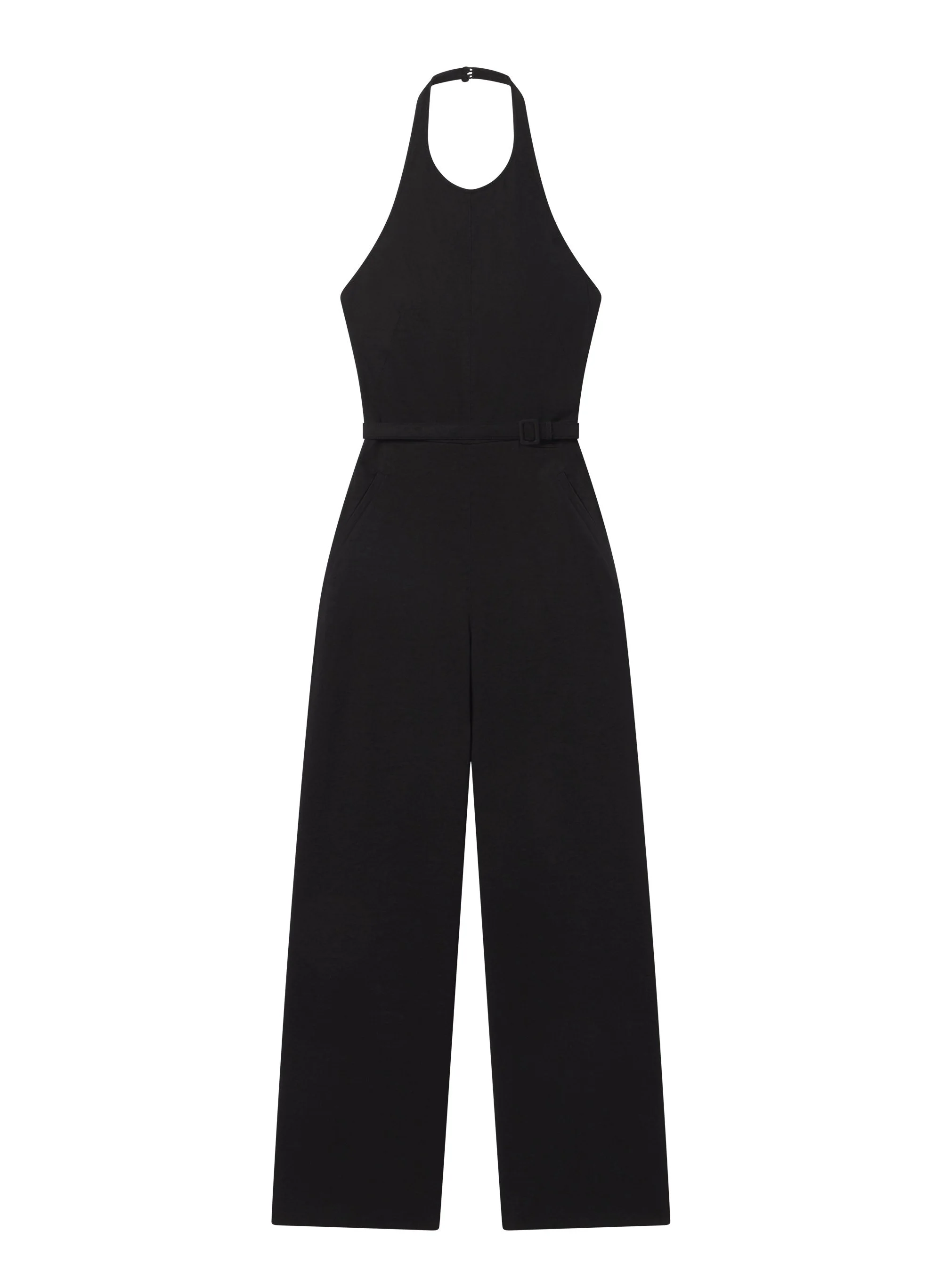 Sylvie Linen Halter Jumpsuit - 1