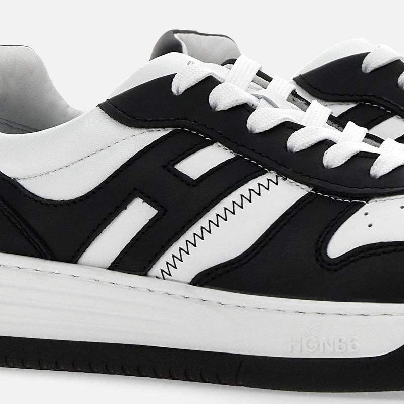 Sneakers Hogan H630 Black White 5