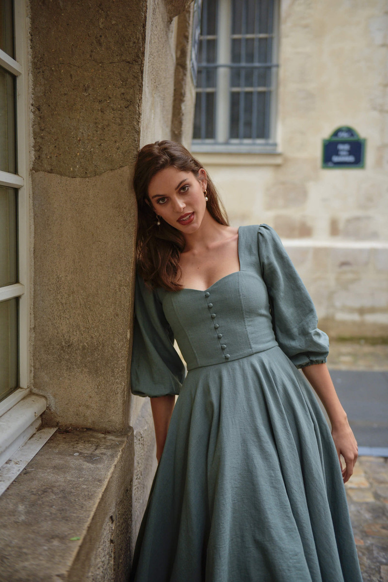 Gaâla Bardetta Linen Dress outlook