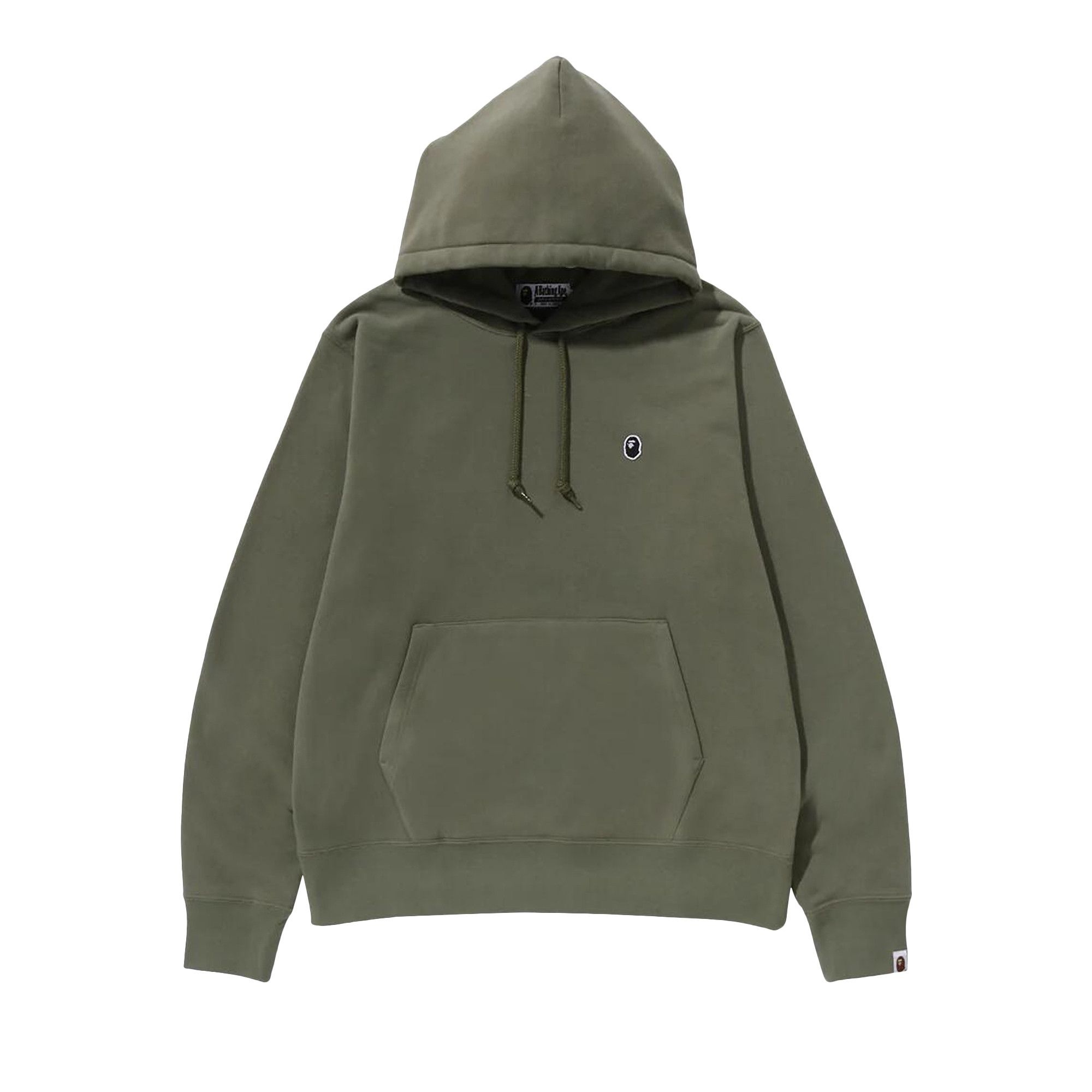 BAPE Ape Head One Point Pullover Hoodie 'Olive Drab' - 1