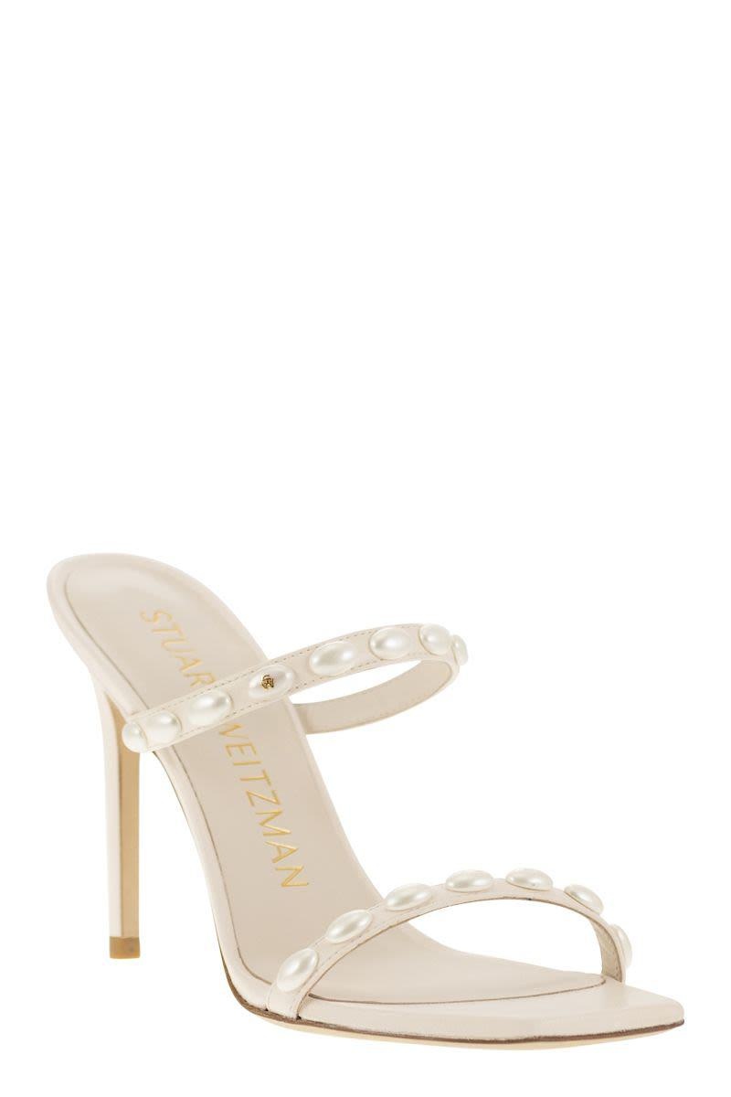 STUART WEITZMAN PEARLITA - SANDAL WITH PEARLS - 1