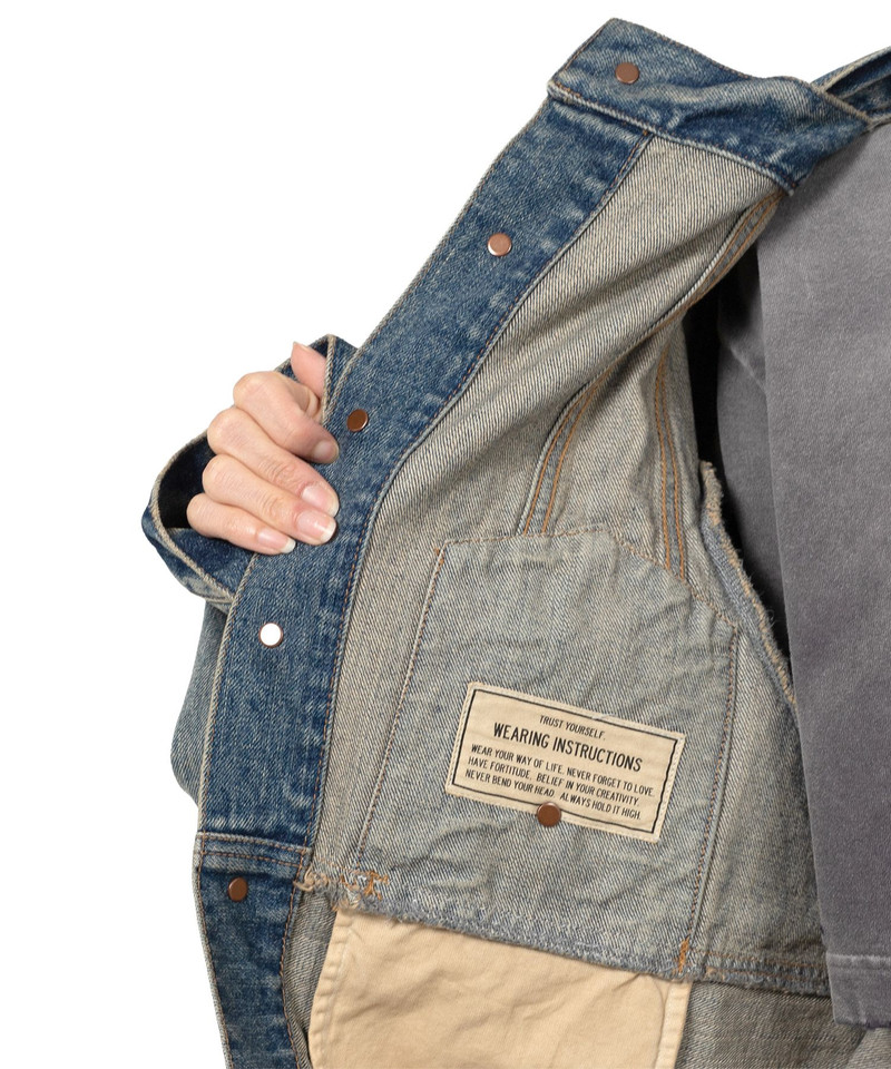 Reversed Front Denim Jacket 19