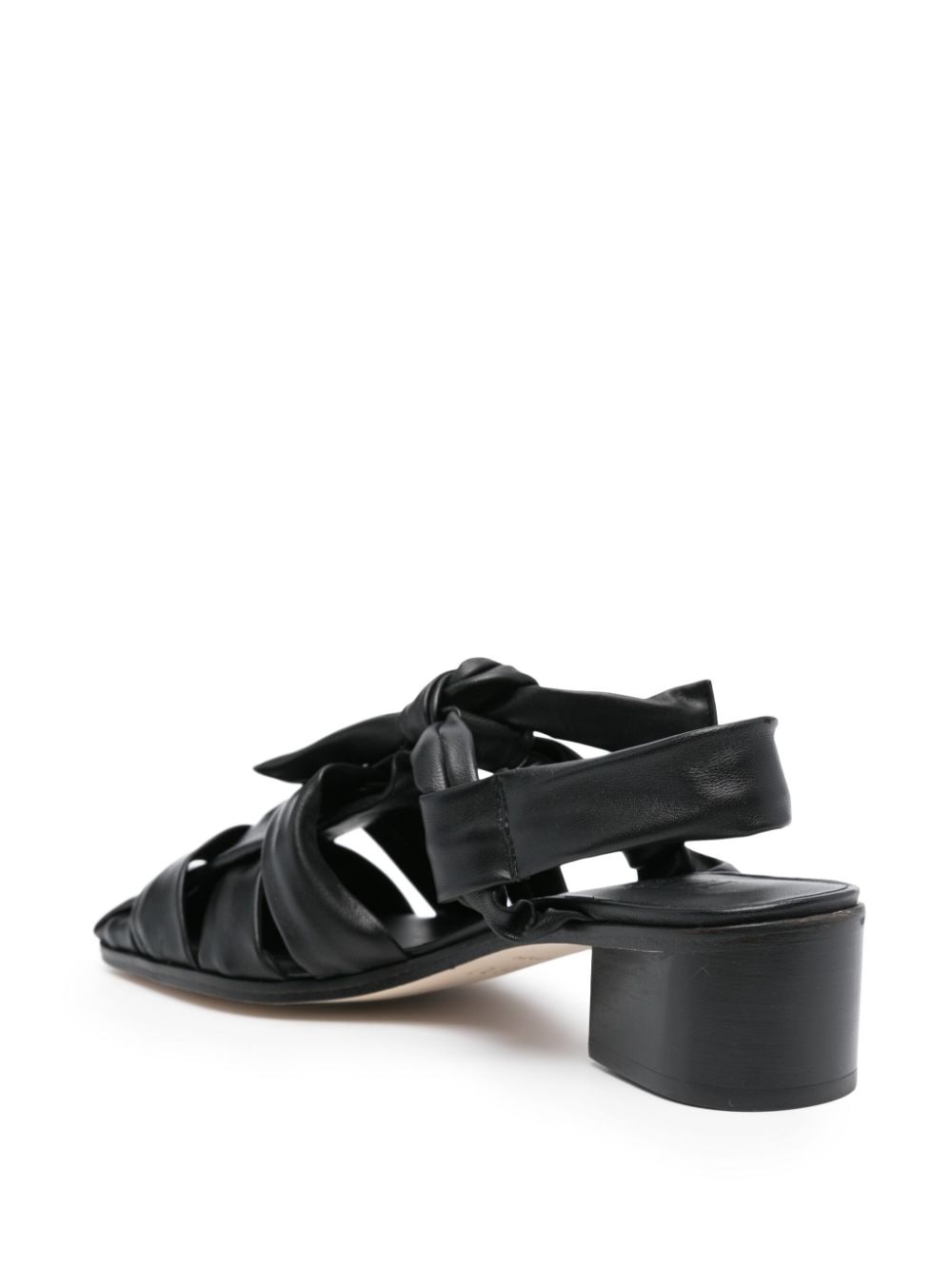 50mm leather sandals - 3