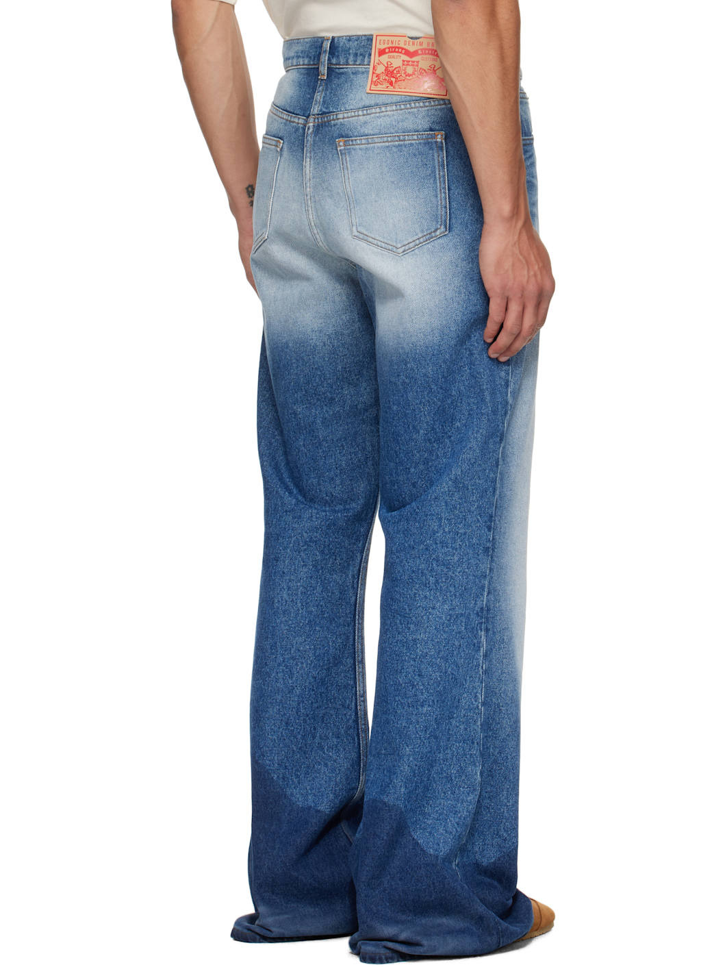 Blue Samy Wide Leg Jeans - 3