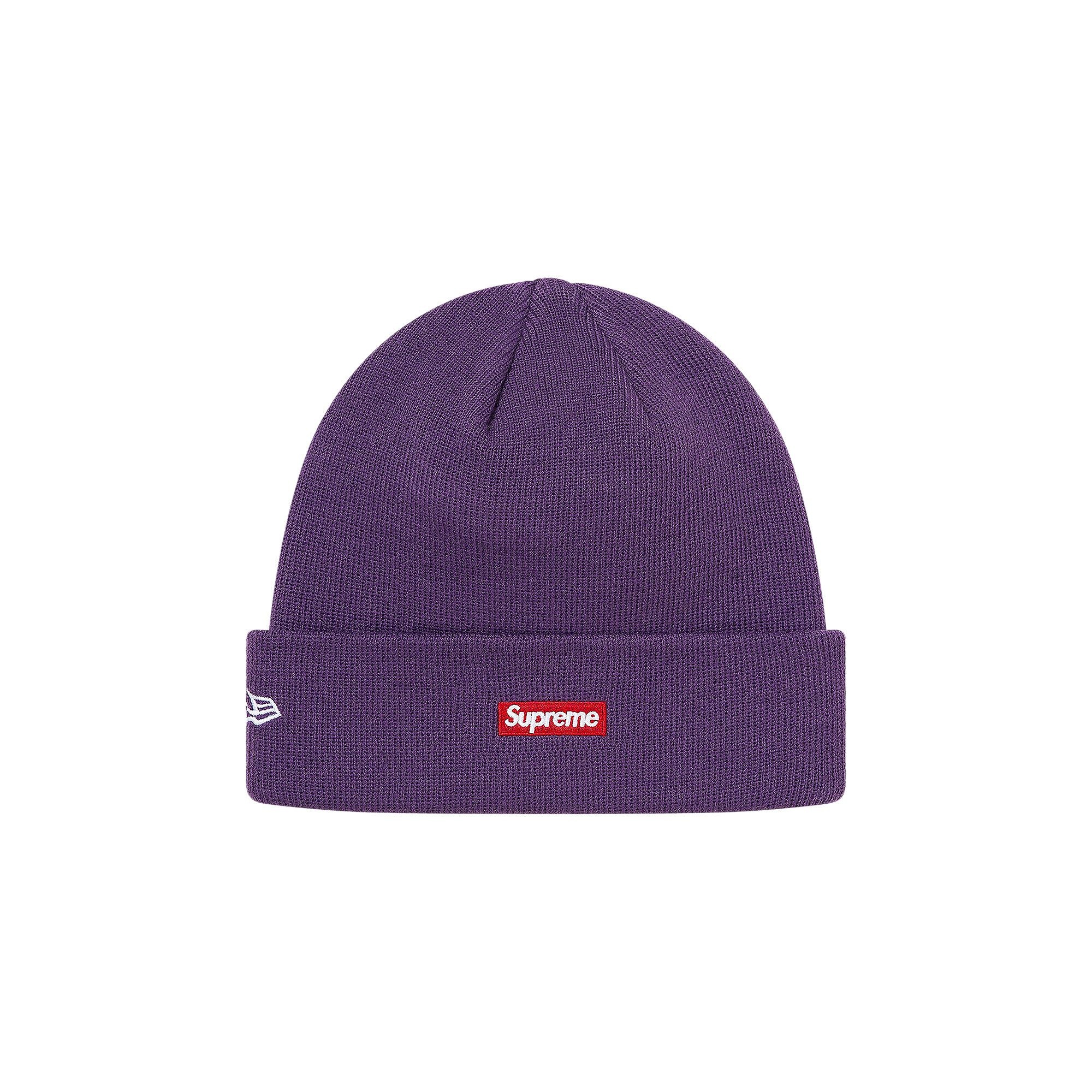 Supreme x New Era x Swarovski S Logo Beanie 'Purple' - 2