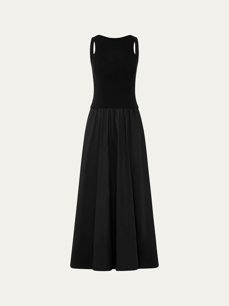 Bateau Cut-Out Dress - 1