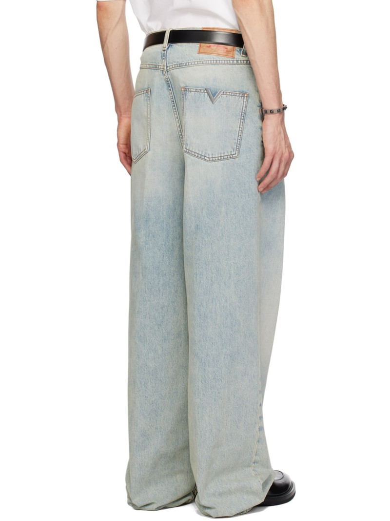 Blue Creased Jeans 3