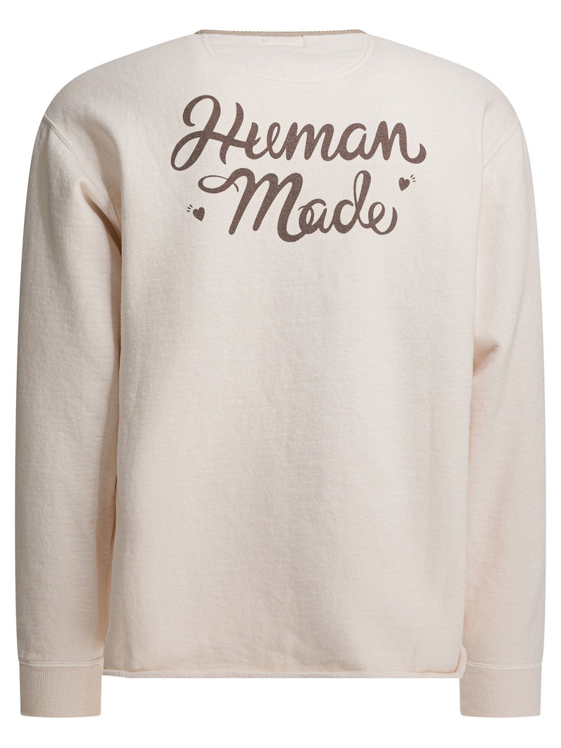 Human Made Henley Sweatshirts White outlook
