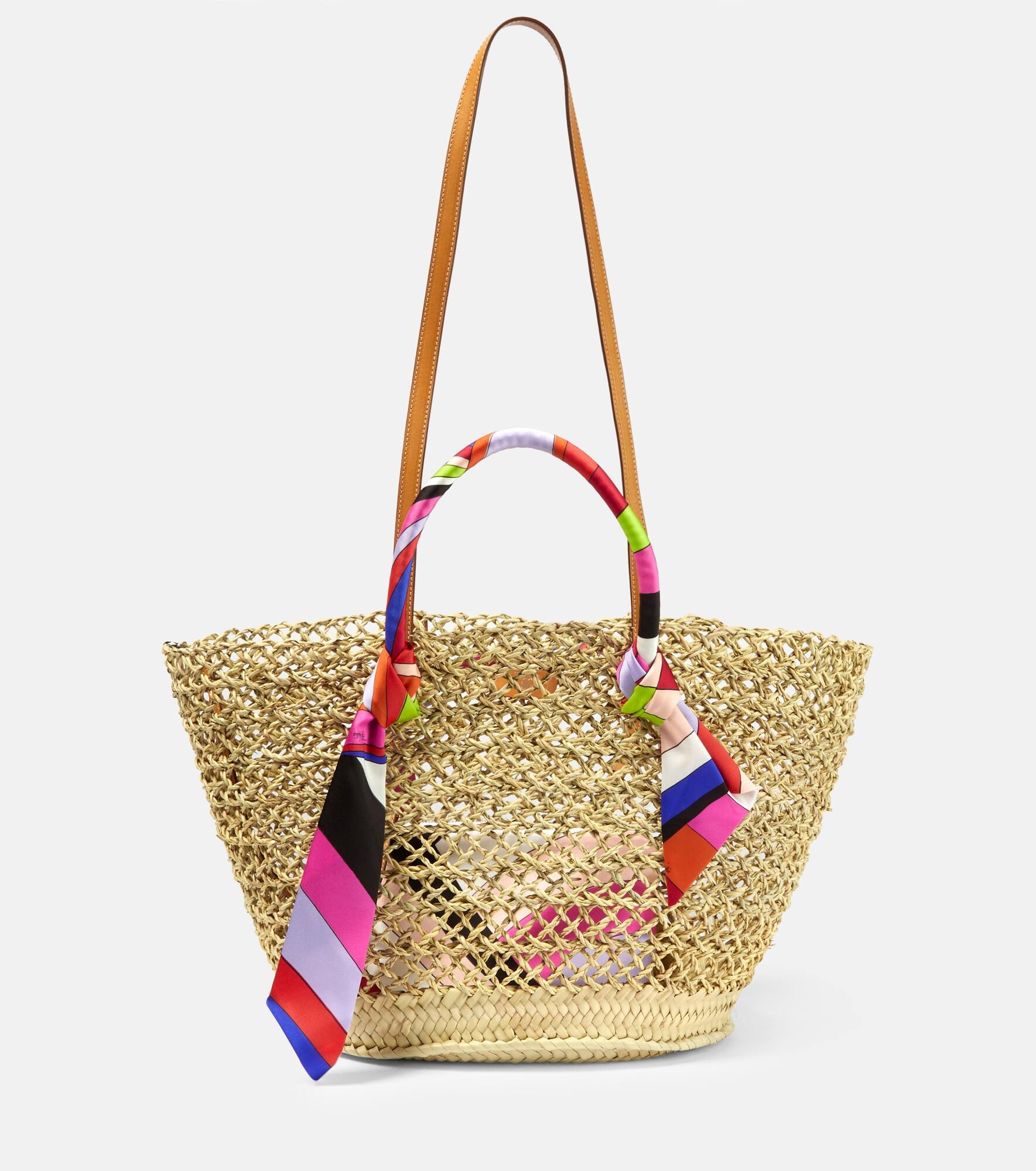 Straw tote bag - 1