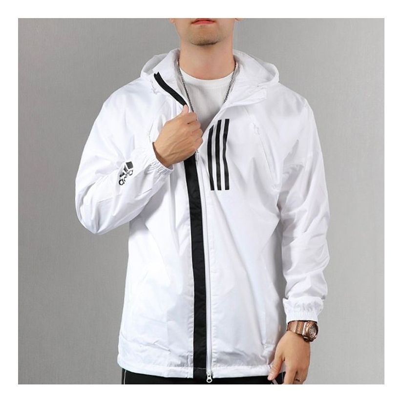 adidas Men's adidas Sports Stylish Zipper Hooded Jacket