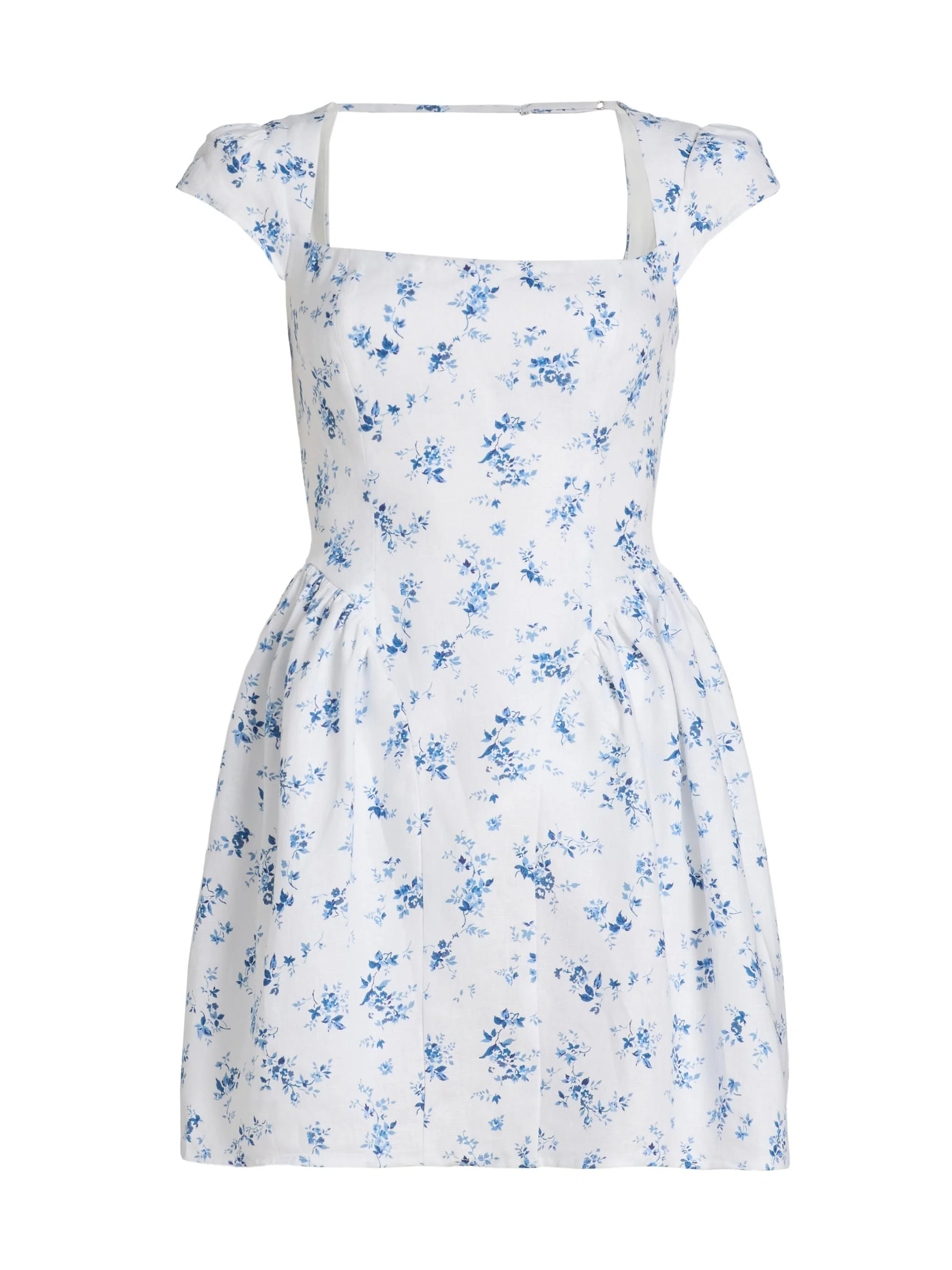 Women's Oaklyn Floral Linen Minidress - Orlaya - 1