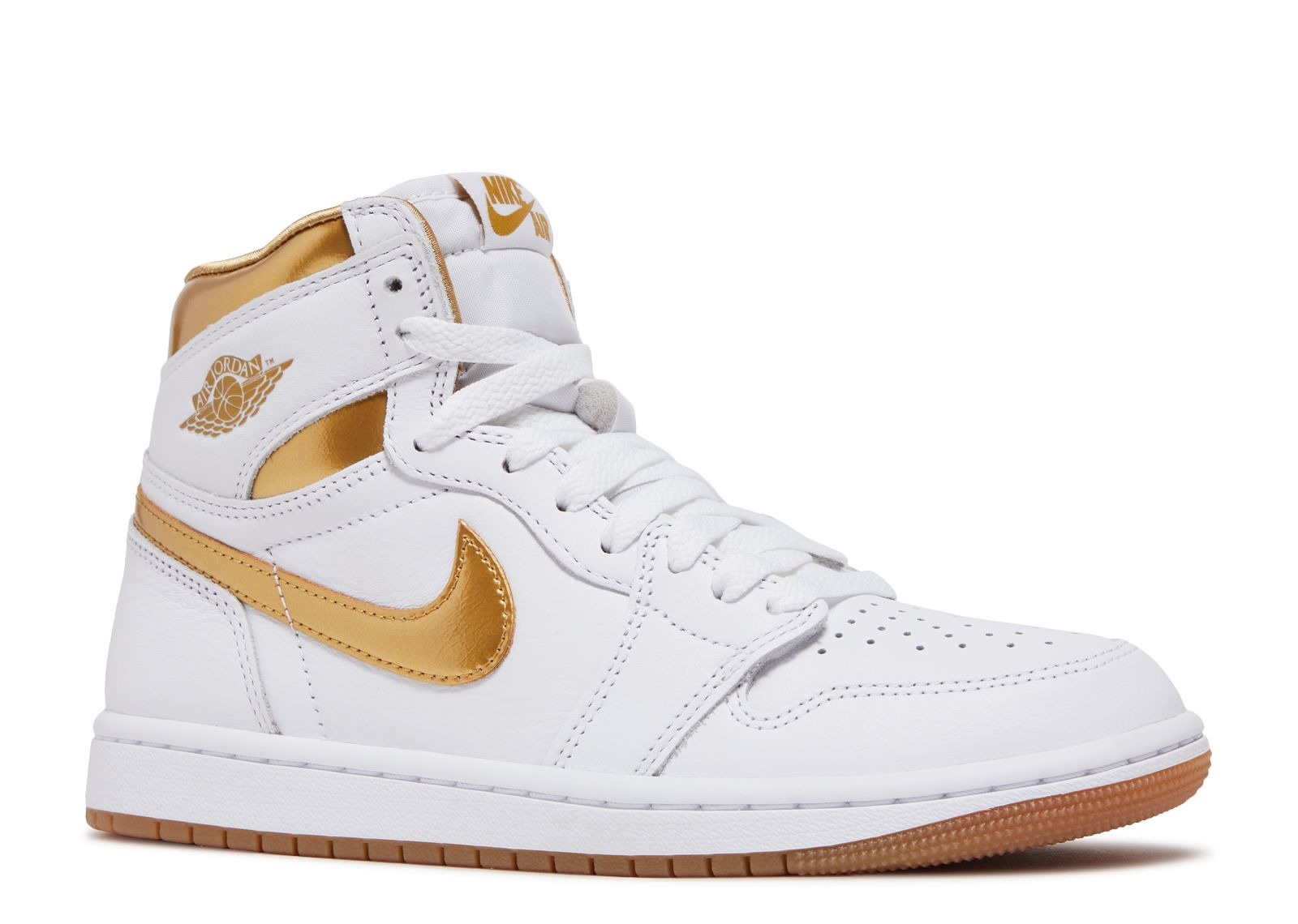 WMNS JORDAN 1 RETRO HIGH OG 'METALLIC GOLD' - 2