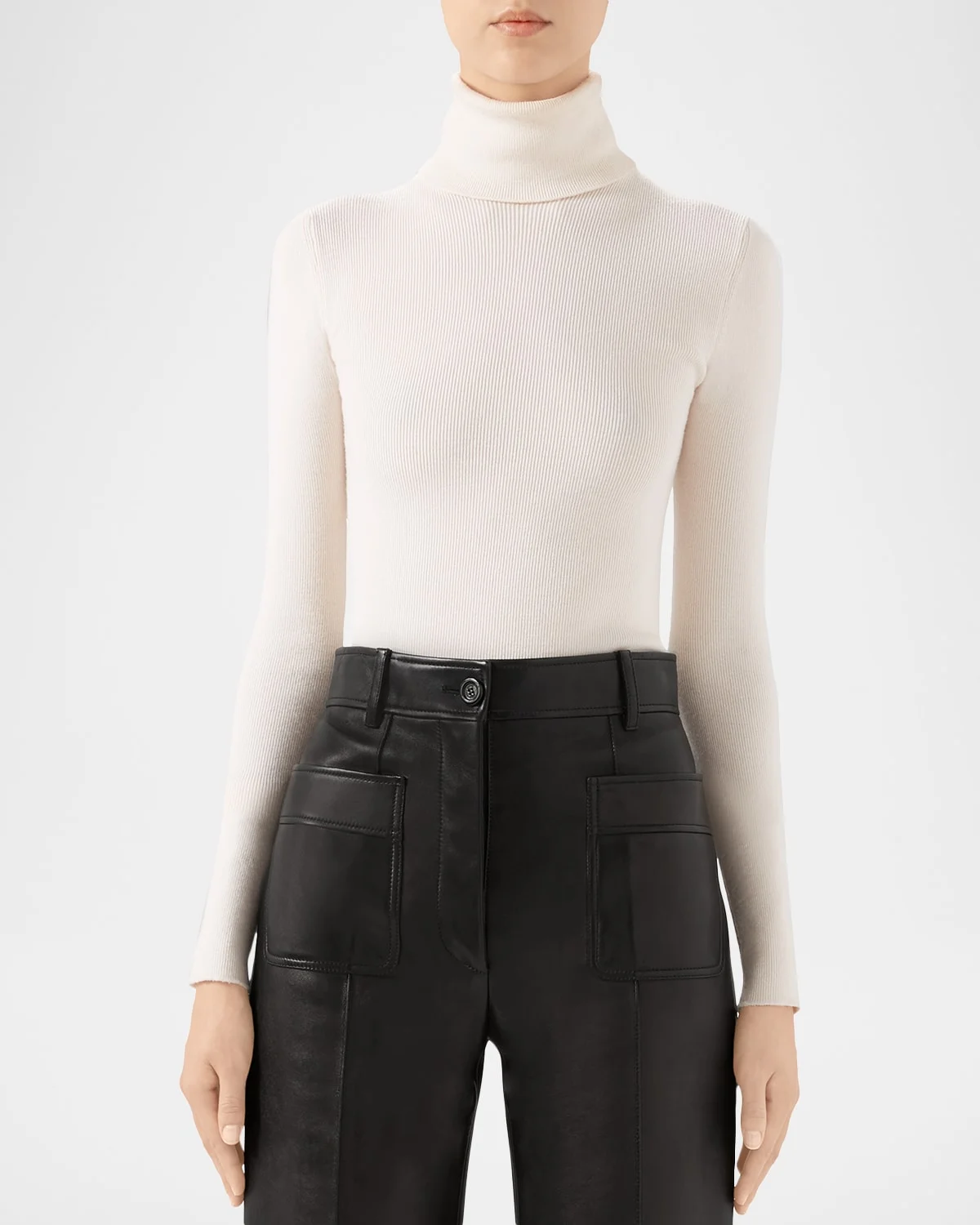 Fine Wool Turtleneck - 1