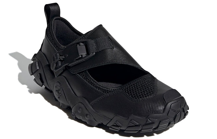 Hyke x adidas originals Fyw Xta Fashion Crossover Unisex Black Sandals FY3947 - 3