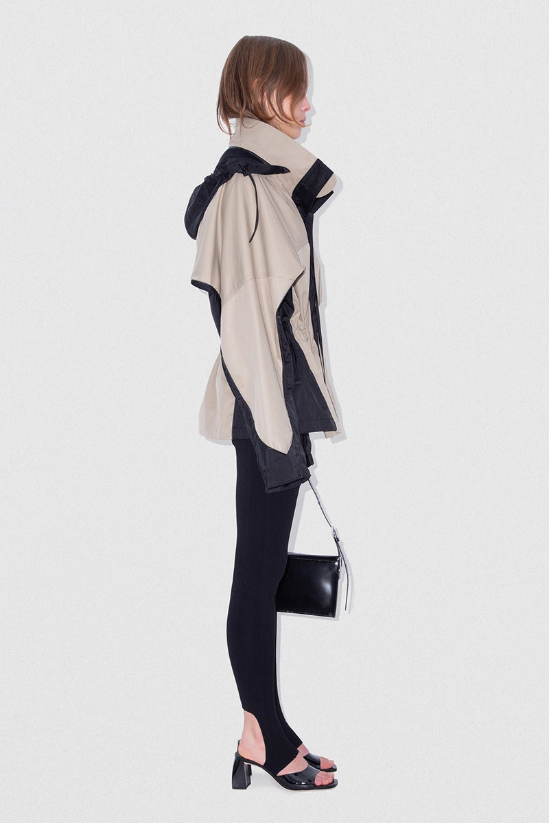 YAKA JACKET BEIGE-BLACK WR COTTON AND NYLON 5