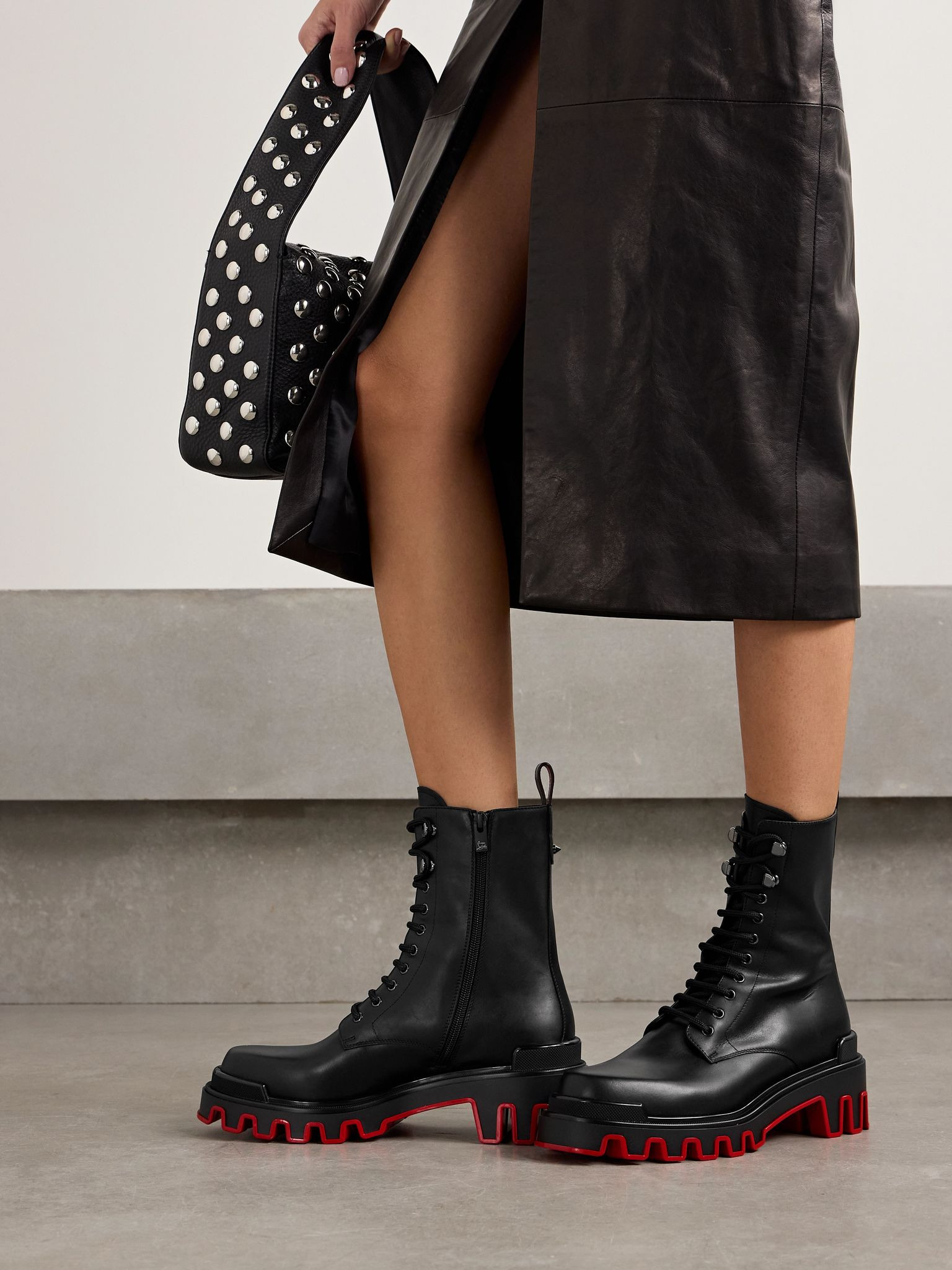 Dune Trott Alta leather ankle boots Black - 2