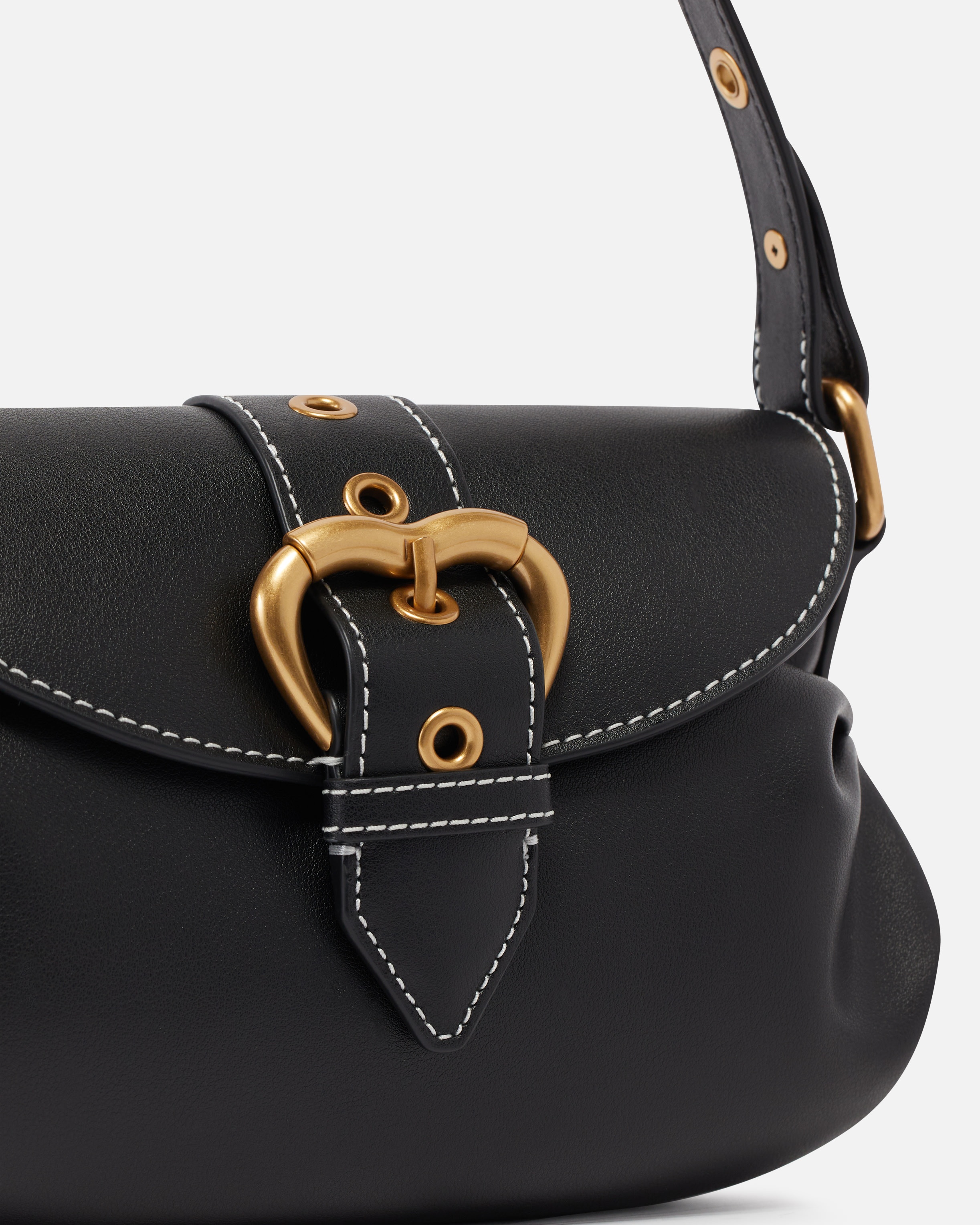JOLENE SMALL SHOULDER BAG WITH METAL STRAP - 3