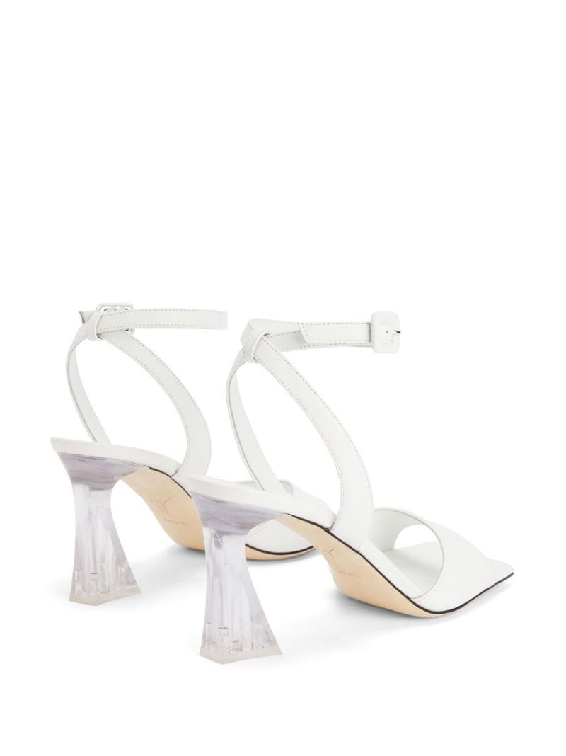 Vestaa transparent-heel sandals - 3